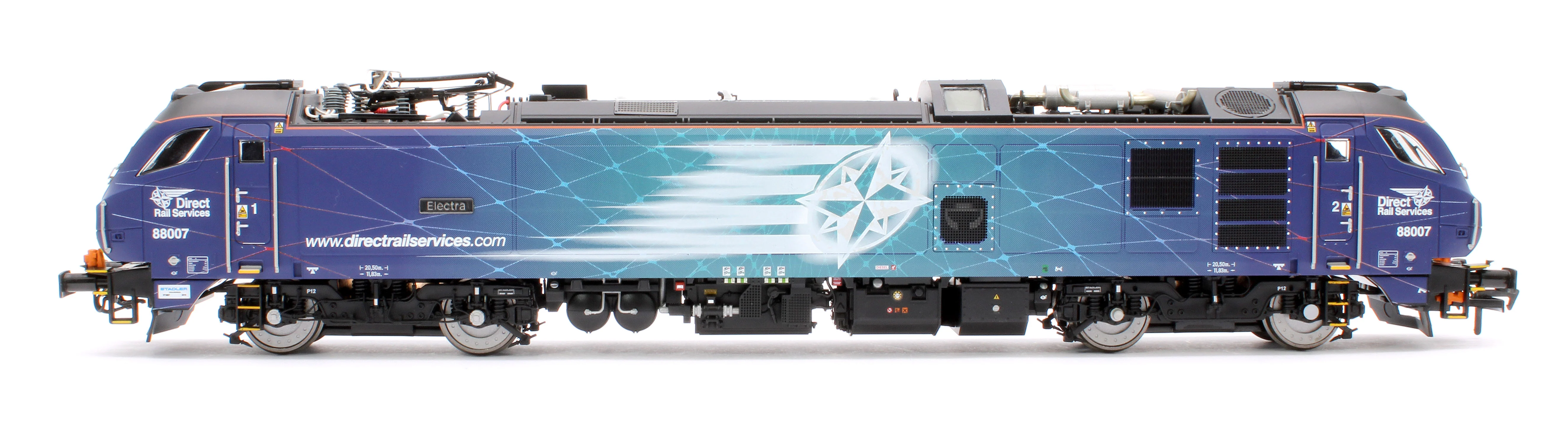Class 88 'Electra' 88007 DRS Electro-Diesel Locomotive (DCC Fitted & Working Pantograph) - Image 8