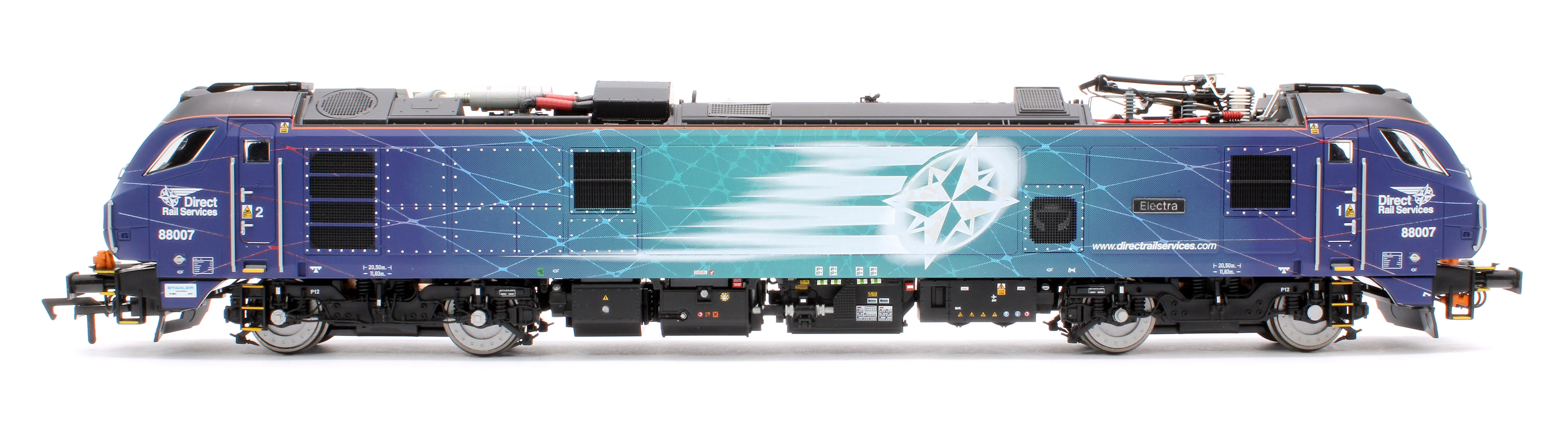 Class 88 'Electra' 88007 DRS Electro-Diesel Locomotive (DCC Fitted & Working Pantograph) - Image 9