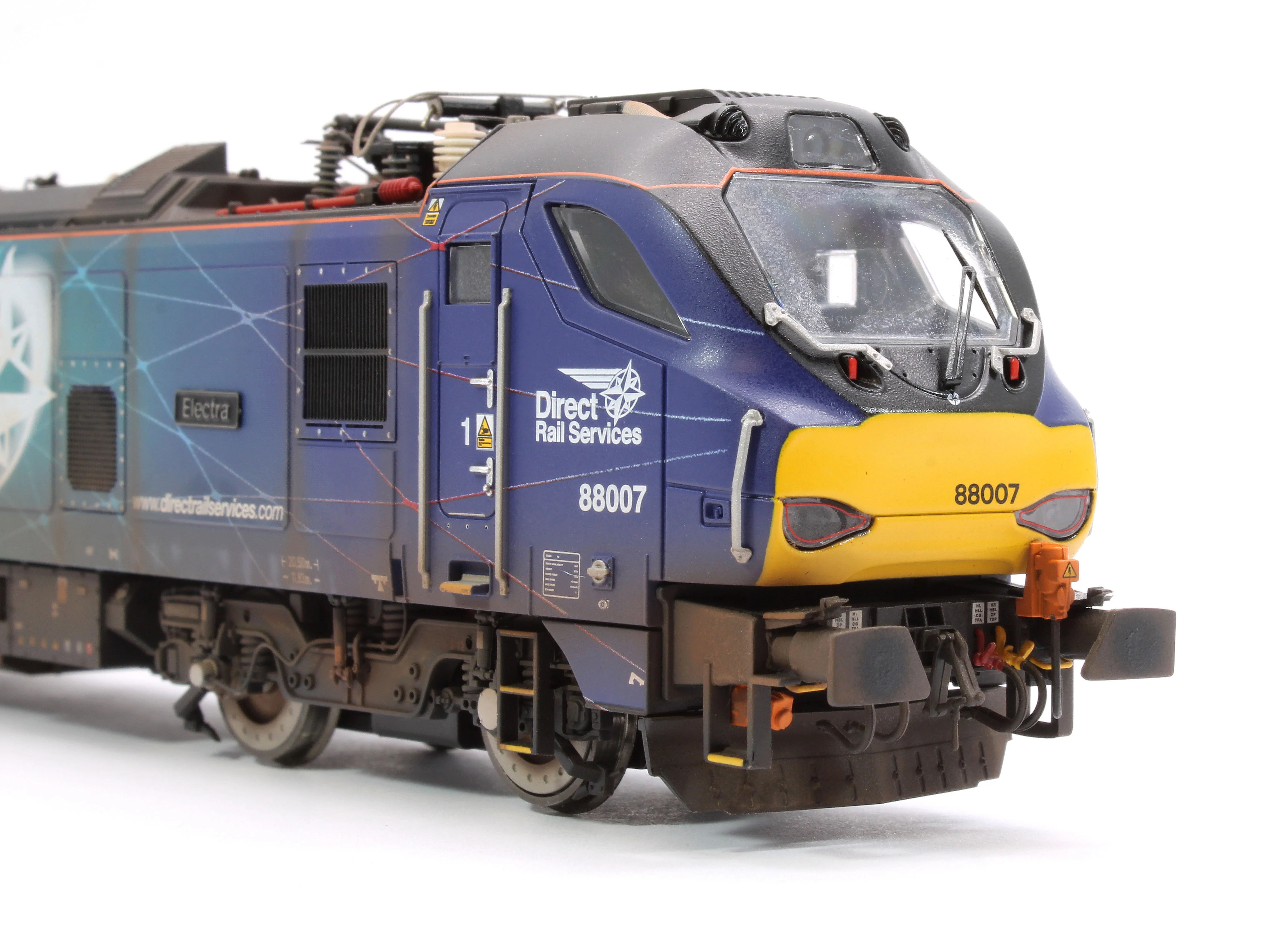 Highly Detailed Premium Weathered Class 88 'Electra' 88007 DRS Electro-Diesel Locomotive - Image 10