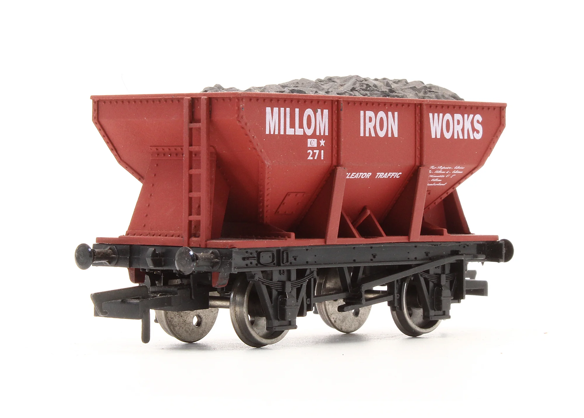 Pre-Owned 4F-033-005 24T Steel Ore Hopper Wagon 'Millom Iron Works' No.271 - Image 2