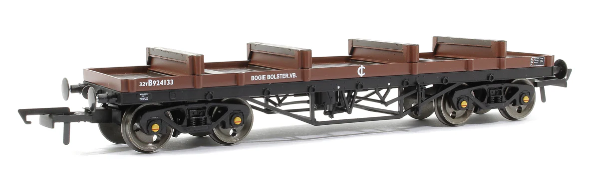 Bogie Bolster Wagon E W1460DL Steam Bauxite - Image 3