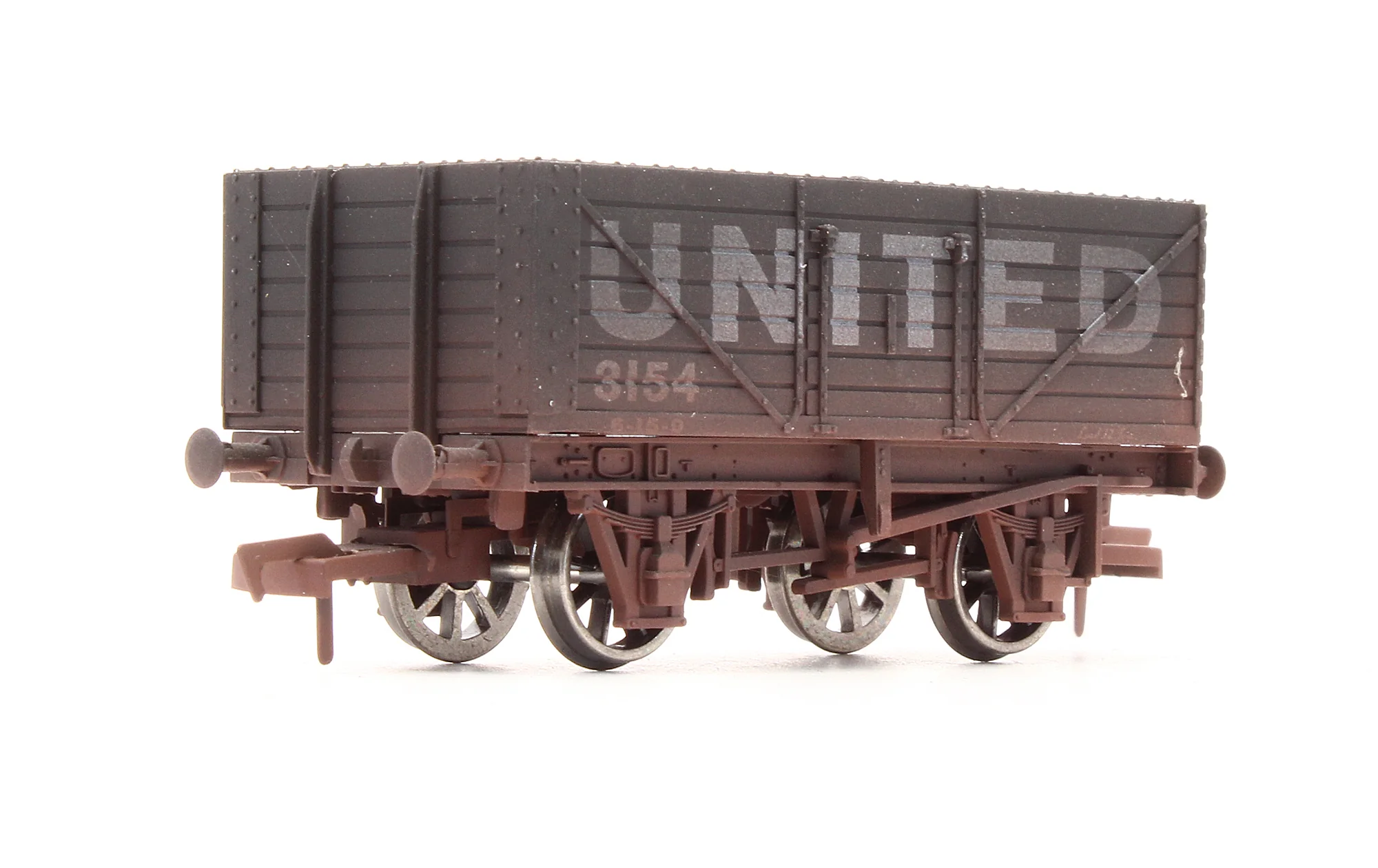 Pre-Owned 4F-071-143 7 Plank Wagon United 3154 - Weathered - Image 2