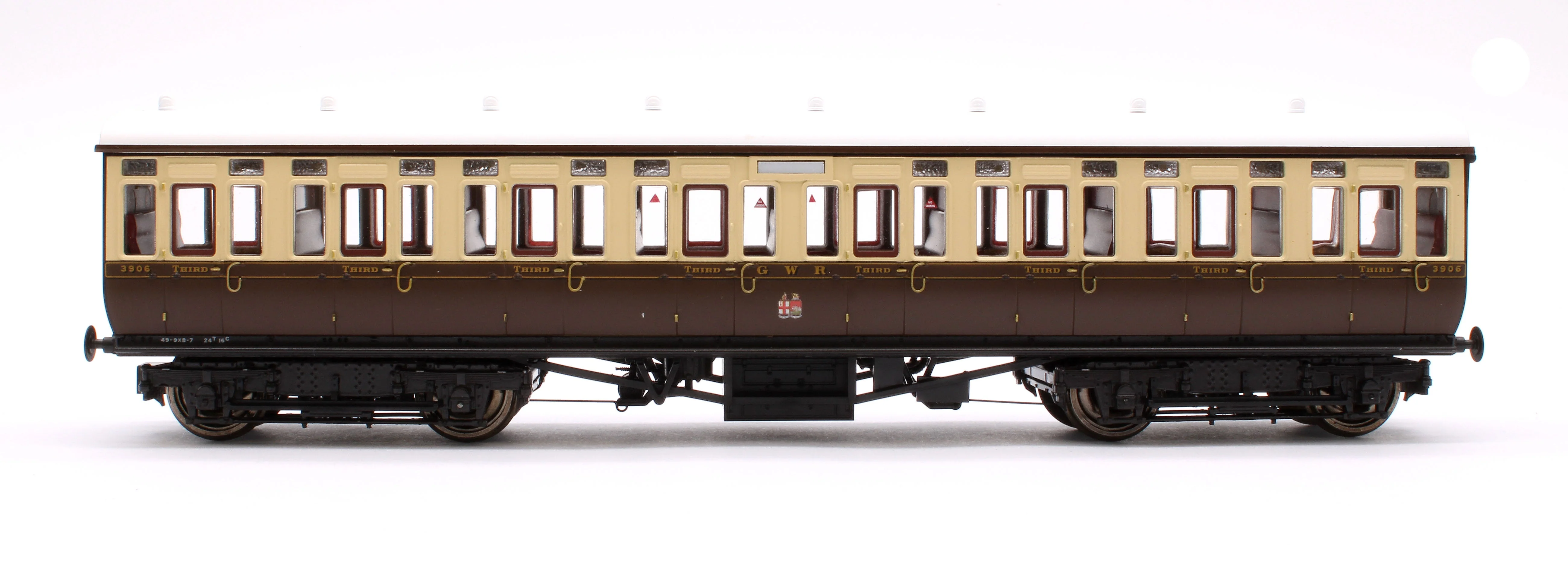 Pre-Owned GWR Toplight Mainline City Twin City Chocolate & Cream All 3rd 3906 Set 3 - Image 2