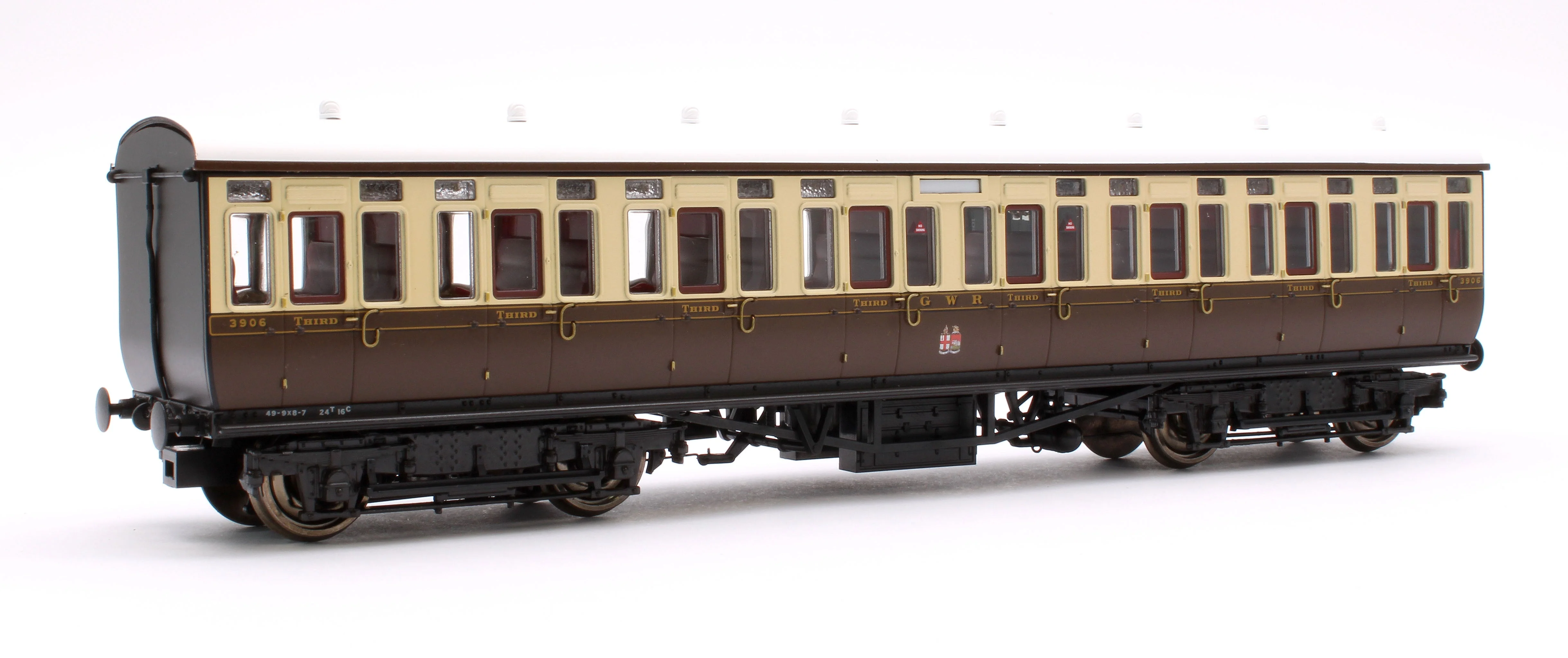 Pre-Owned GWR Toplight Mainline City Twin City Chocolate & Cream All 3rd 3906 Set 3 - Image 3