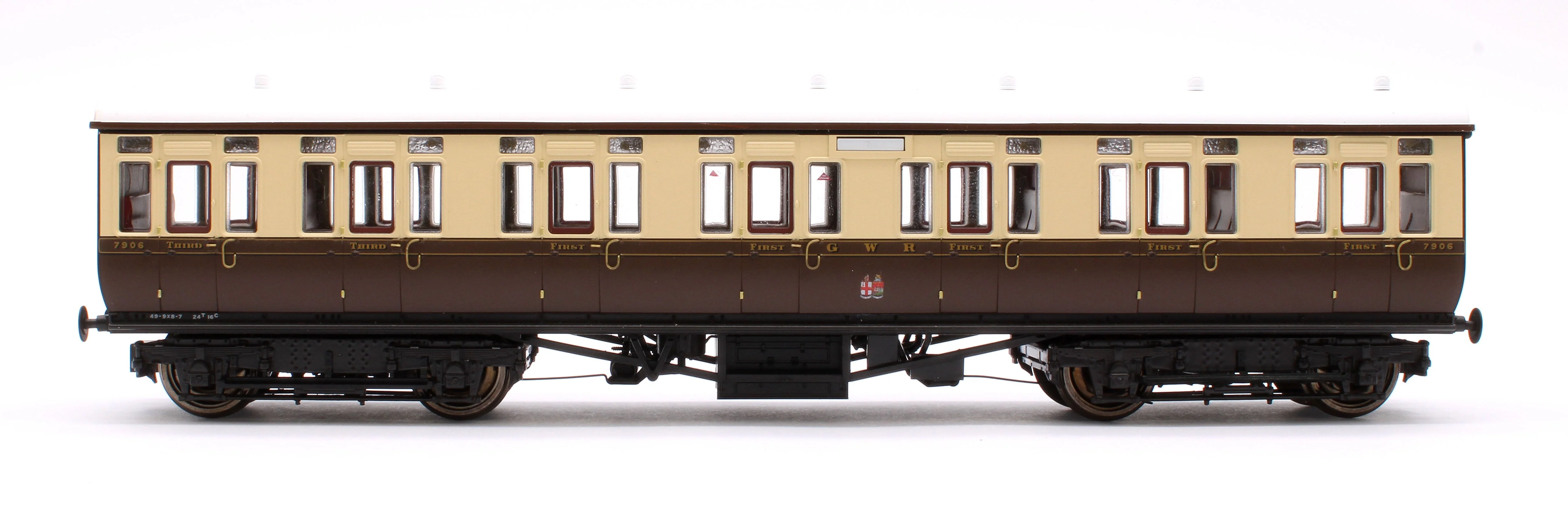 Pre-Owned GWR Toplight Mainline City Twin City Chocolate & Cream Composite 7906 Set 3 - Image 2