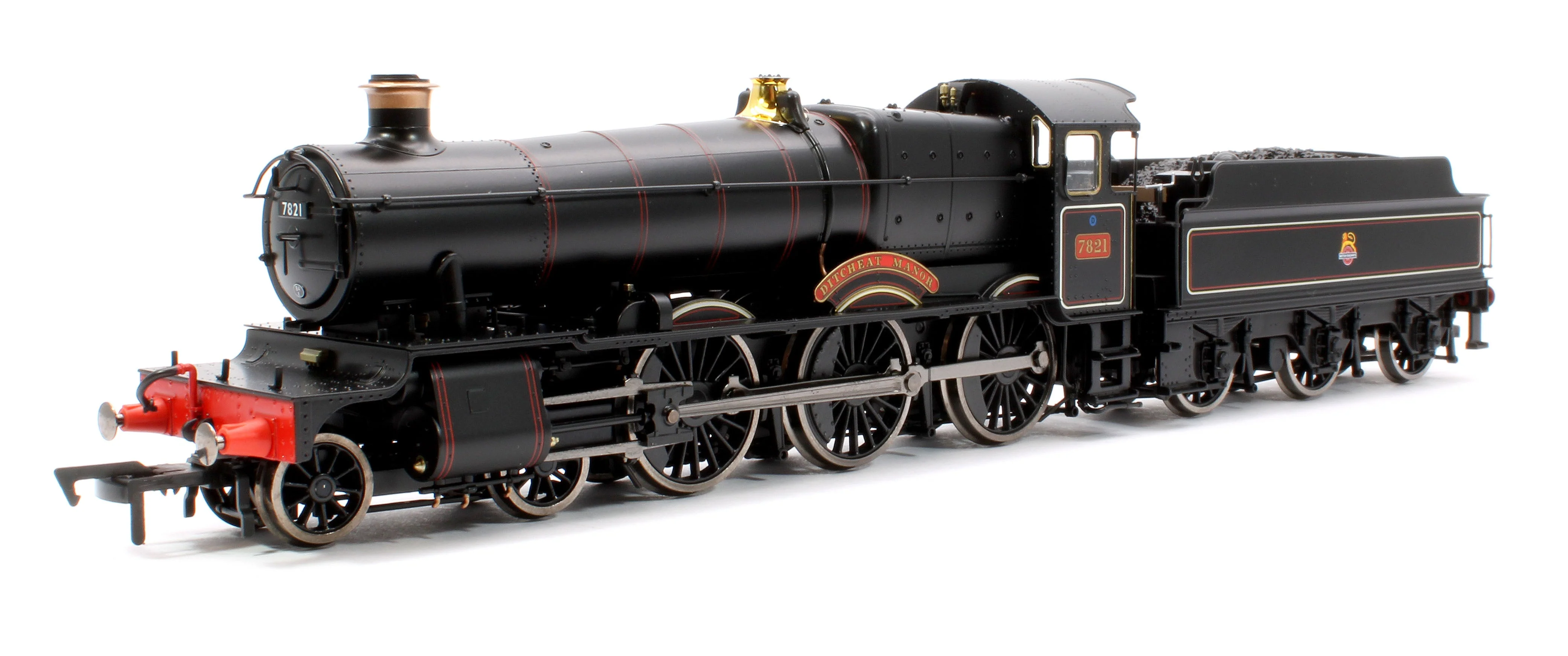 Pre-Owned 4S-001-011S Ditcheat Manor BR Lined Black Early Crest GWR 78xx Manor Class 4-6-0 Steam Locomotive No.7821 - Sound Fitted