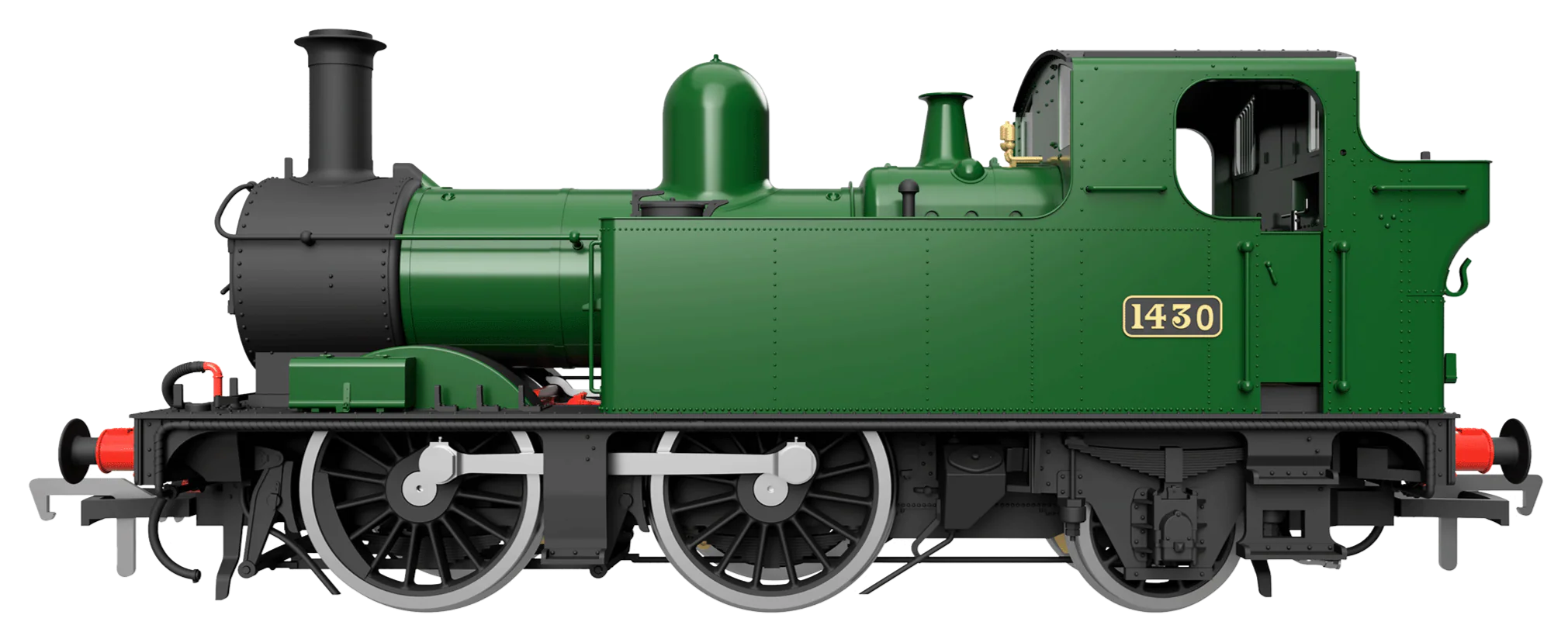 4S-006-003D 48XX Class 0-4-2 4871 Green Shirt Button Steam Locomotive - DCC Fitted - Image 10