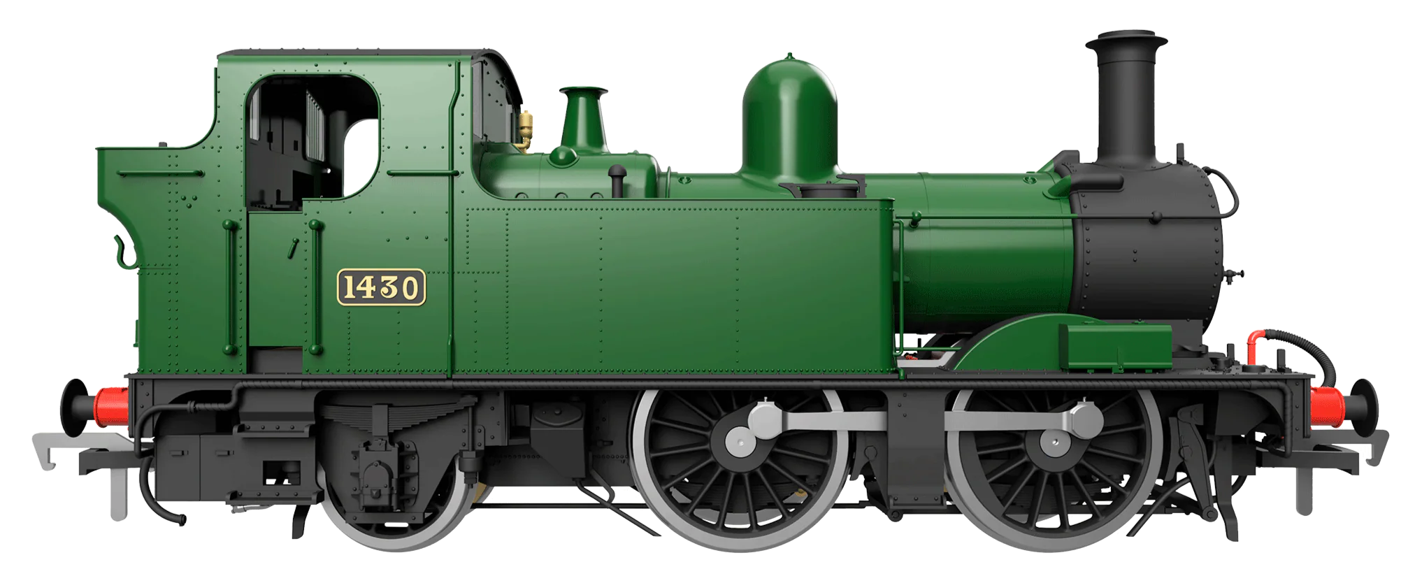 4S-006-020 14XX Class 0-4-2 1405 BR Black Early Crest Steam Locomotive - Image 11