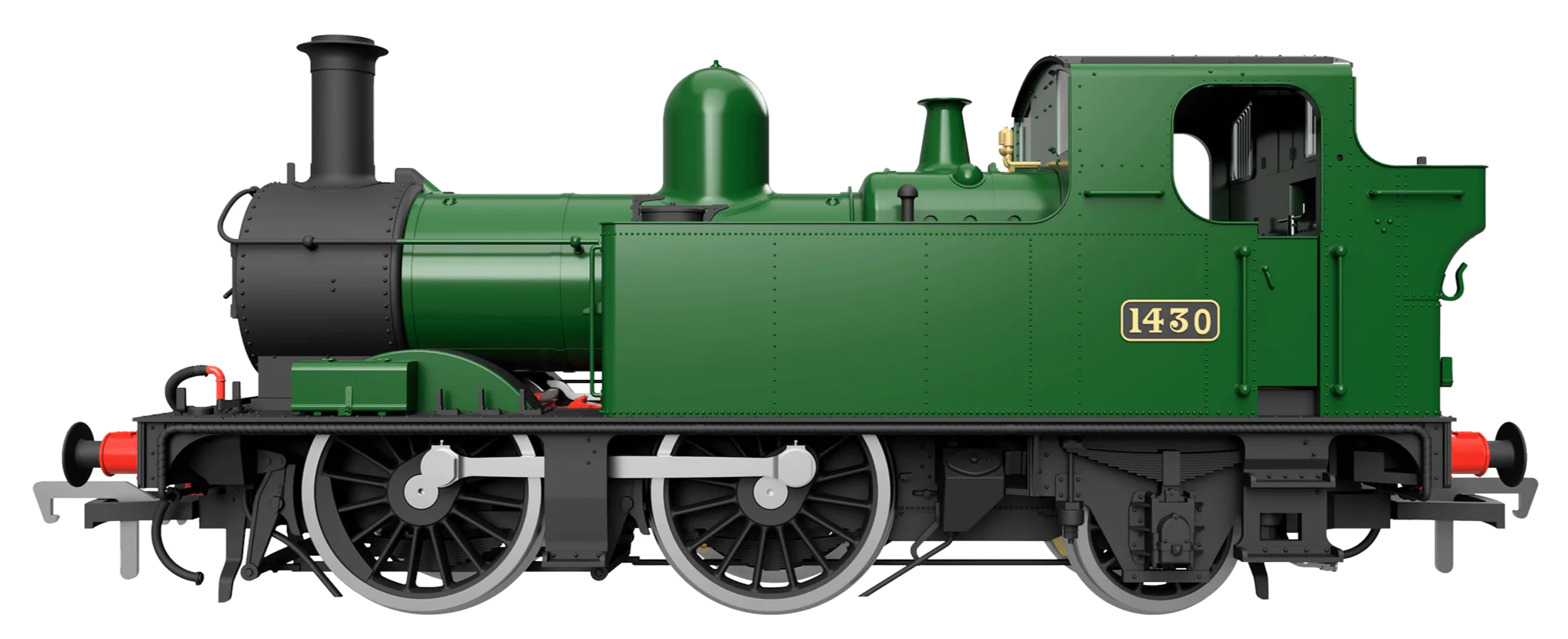 4S-006-023 14XX Class 0-4-2 1401 BR Black GWR Steam Locomotive - Image 10