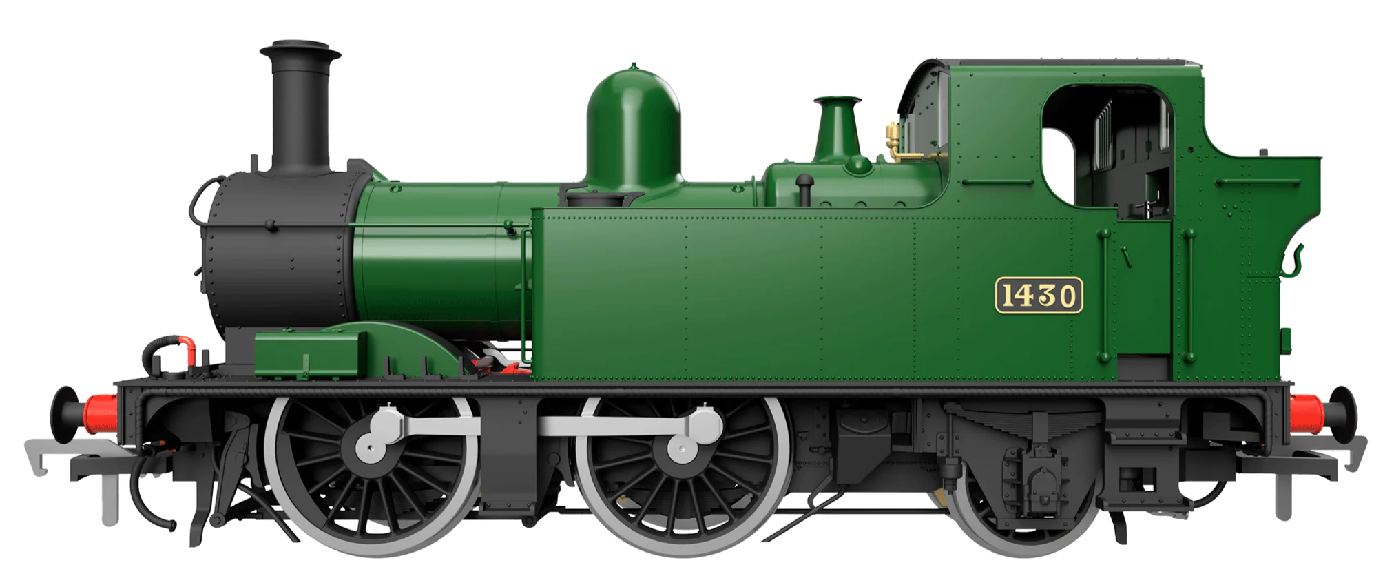 4S-006-023S 14XX Class 0-4-2 1401 BR Black GWR Steam Locomotive - DCC Sound - Image 10