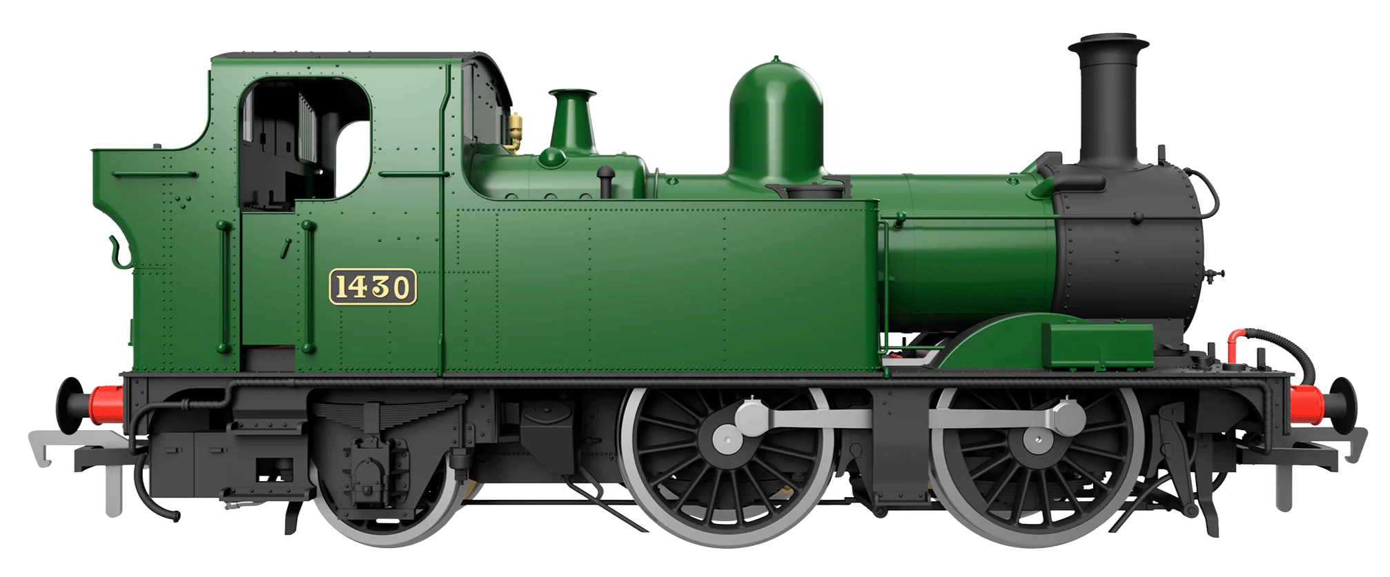4S-006-023S 14XX Class 0-4-2 1401 BR Black GWR Steam Locomotive - DCC Sound - Image 11