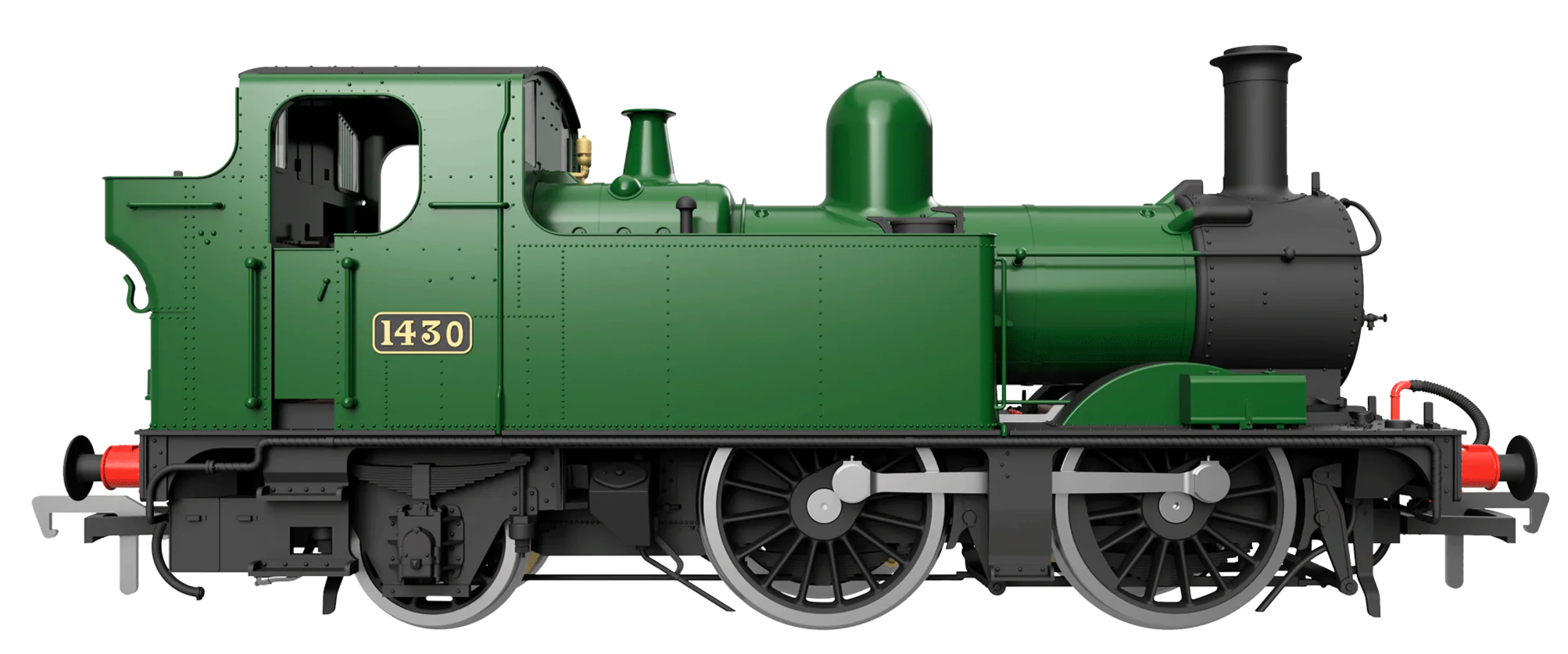 4S-006-002D 48XX Class 0-4-2 4820 Green 'Great Western' Steam Locomotive - DCC Fitted - Image 11
