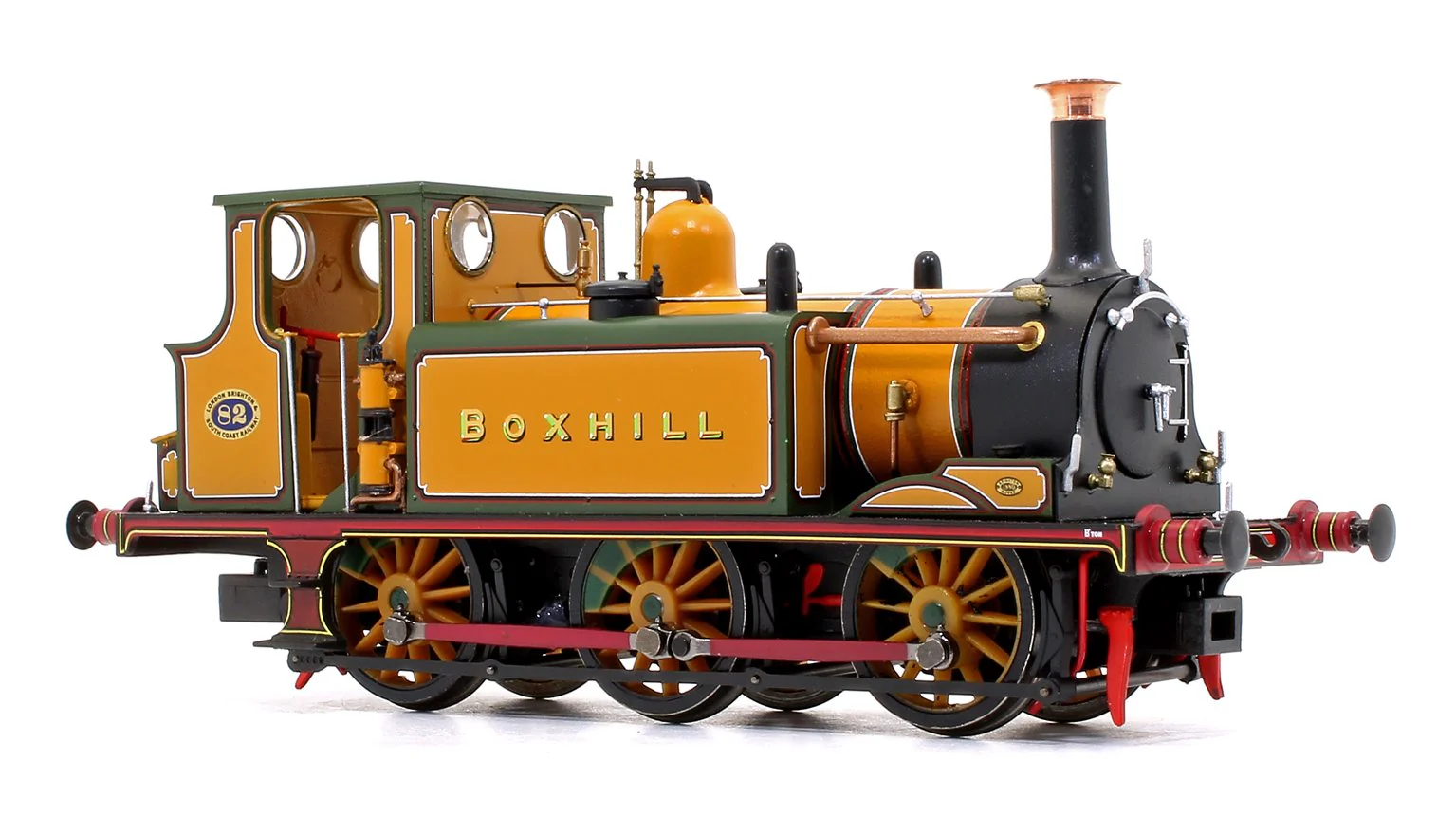 Pre-Owned Stroudley Terrier A1 Class 'Boxhill' Improved Engine Green 0-6-0 Tank Locomotive No.82 - DCC Sound - Image 2
