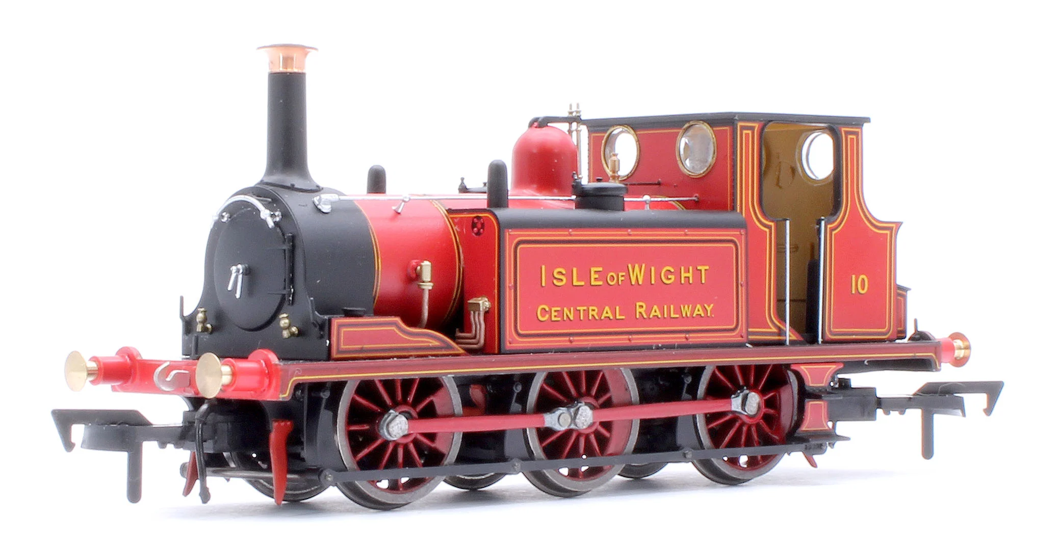 Class A1 Terrier 0-6-0T Isle of Wight Central Railway Red '10' Steam Locomotive