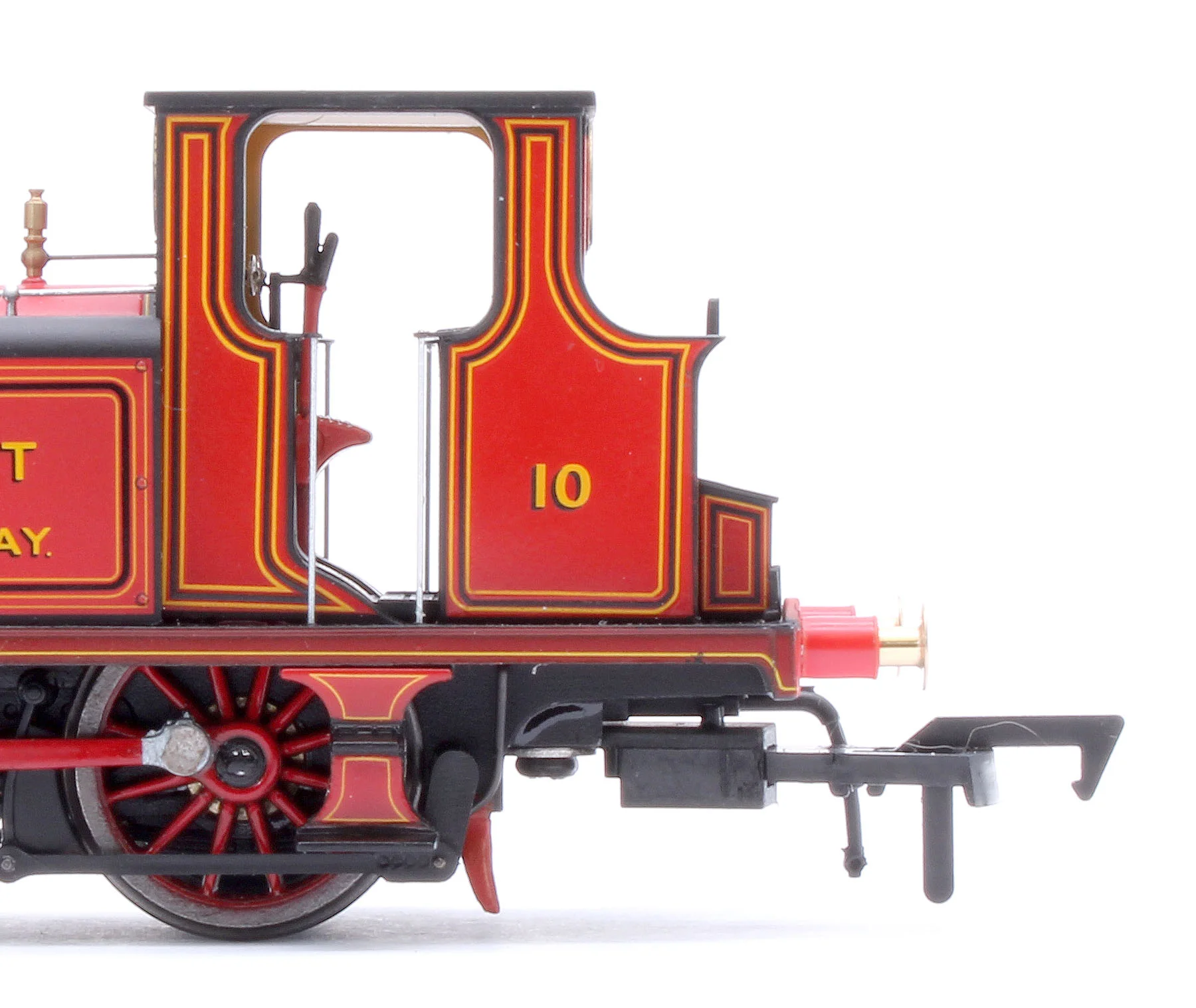 Class A1 Terrier 0-6-0T Isle of Wight Central Railway Red '10' Steam Locomotive - Image 10