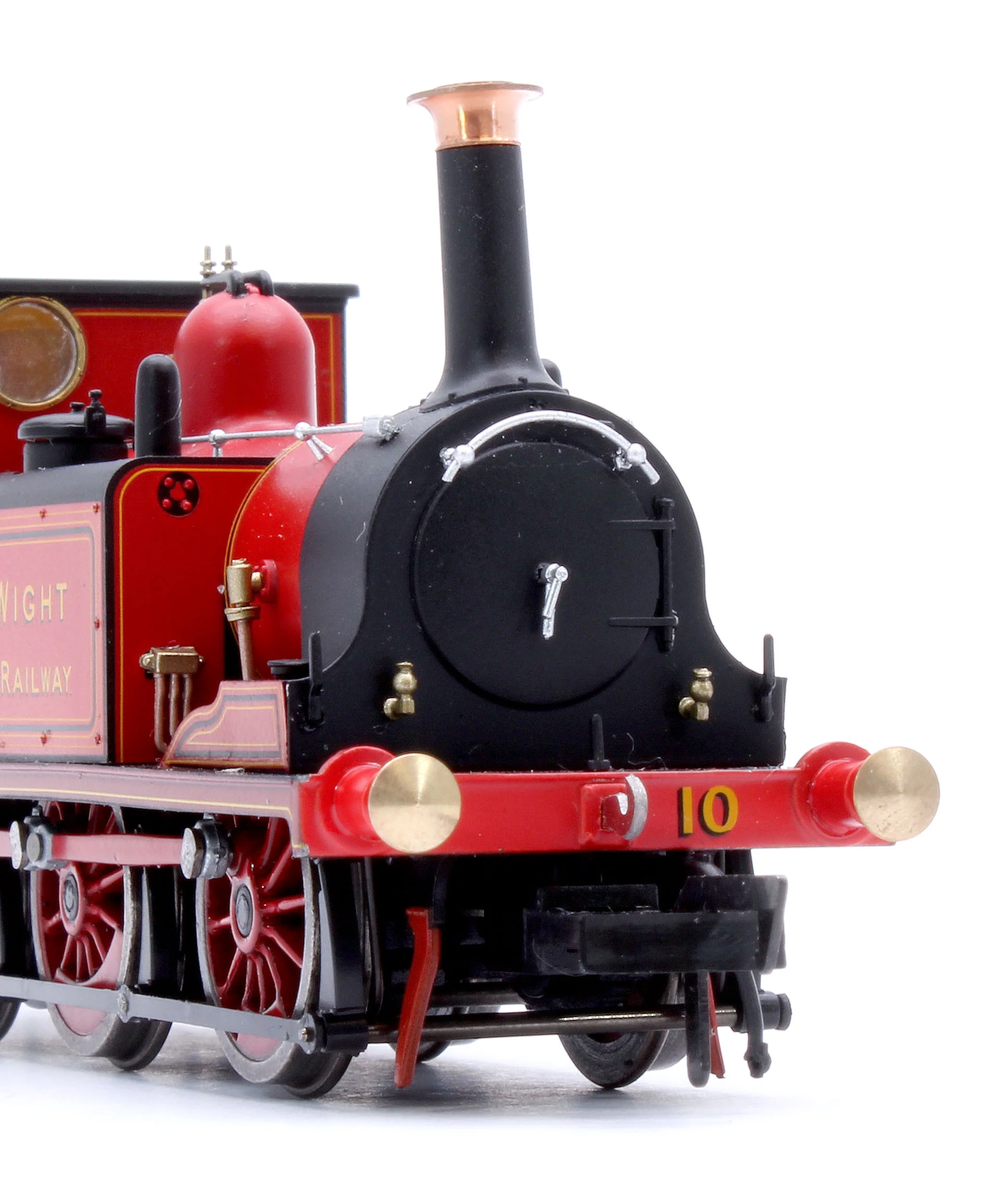 Class A1 Terrier 0-6-0T Isle of Wight Central Railway Red '10' Steam Locomotive - Image 12