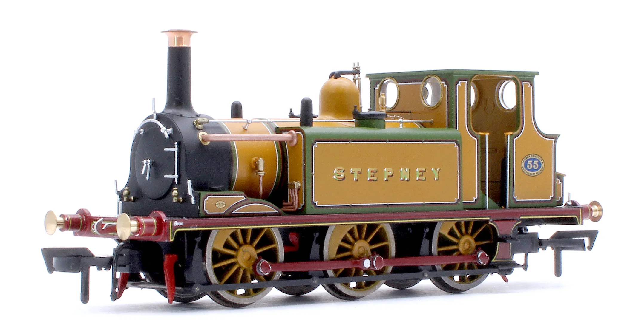 Class A1 Terrier 0-6-0T LBSCR Improved Engine Green 'Stepney' '55' Steam Locomotive