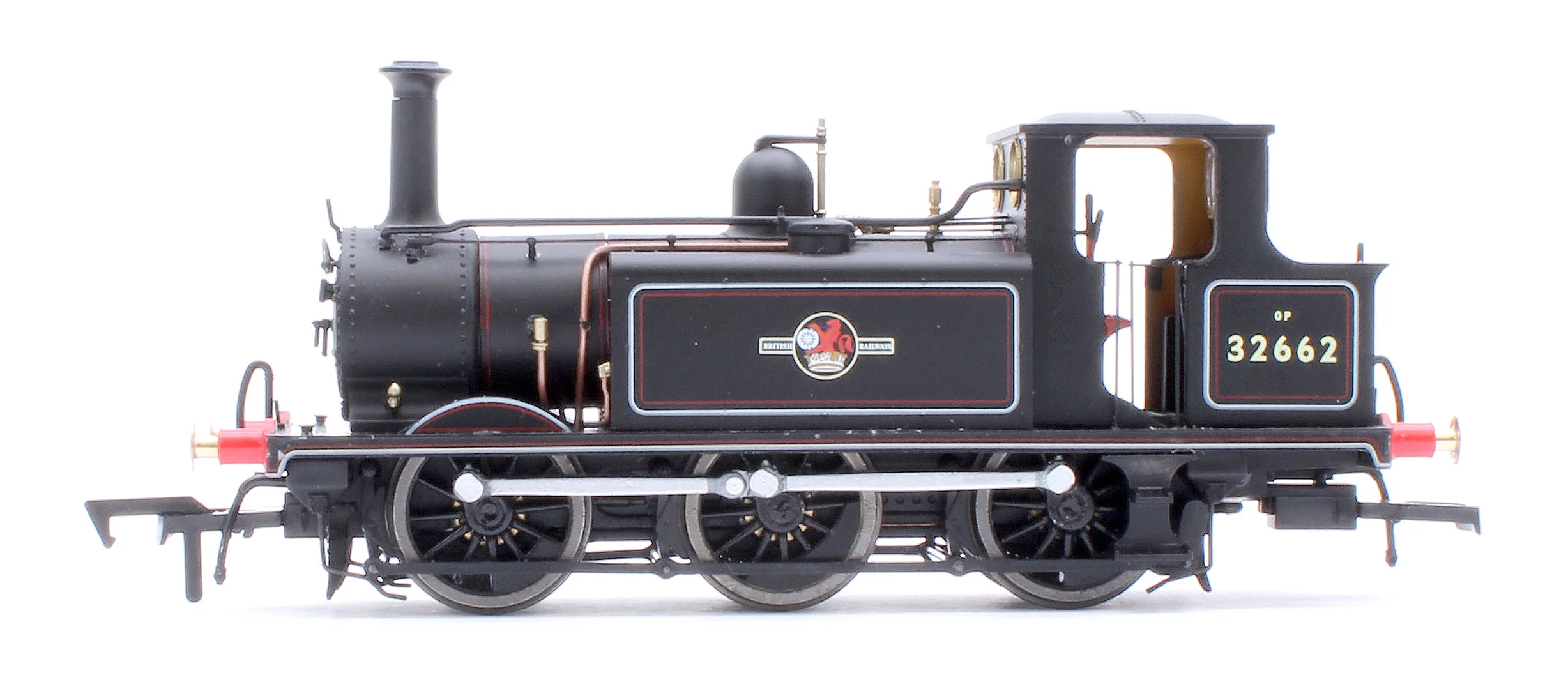 Class A1X Terrier 0-6-0T BR Lined Black Late Crest '32662' Steam Locomotive - DCC Sound - Image 2