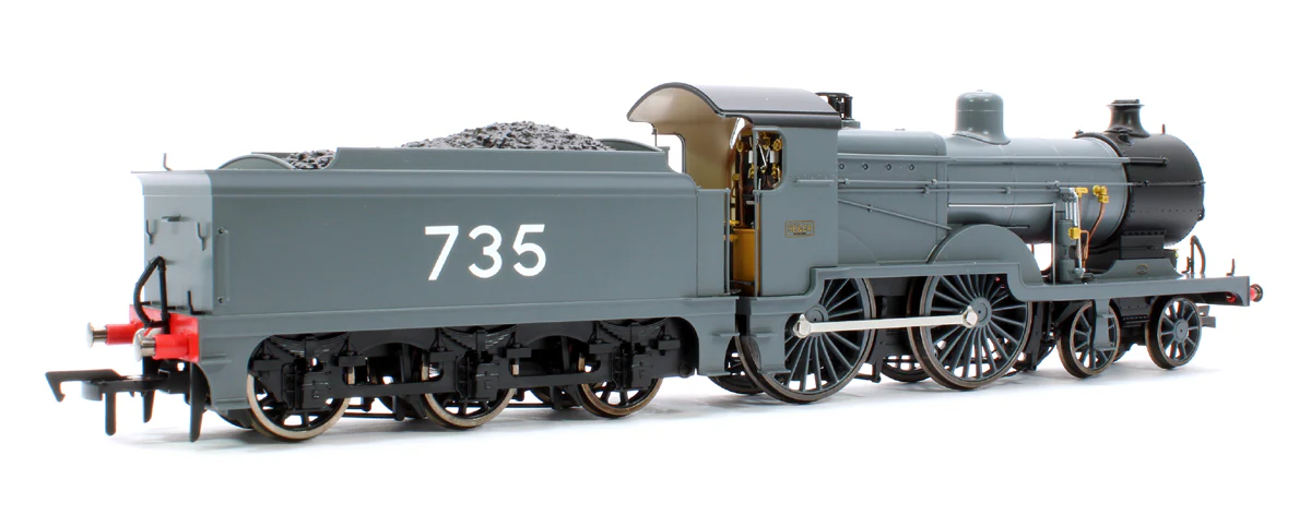 SECR Maunsell D1 Class SECR Grey 4-4-0 Steam Locomotive No.735 (DCC Sound) - Image 3