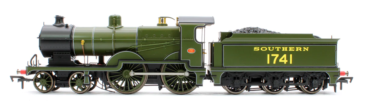 SECR Maunsell D1 Class Southern SR Maunsell Olive Green 4-4-0 Steam Locomotive (with Top Feed) No.1741 - Image 5