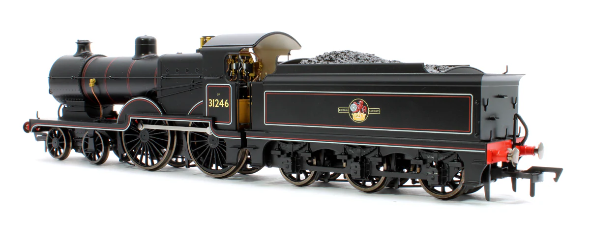 SECR Maunsell D1 Class BR Black (Late Crest) 4-4-0 Steam Locomotive No.31246 (DCC Sound) - Image 2