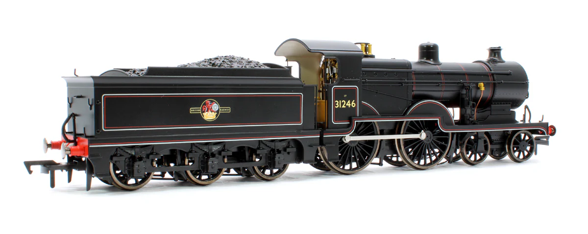 SECR Maunsell D1 Class BR Black (Late Crest) 4-4-0 Steam Locomotive No.31246 (DCC Sound) - Image 3