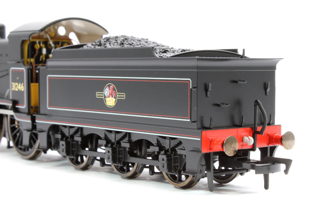 SECR Maunsell D1 Class BR Black (Late Crest) 4-4-0 Steam Locomotive No.31246 (DCC Sound) - Image 9