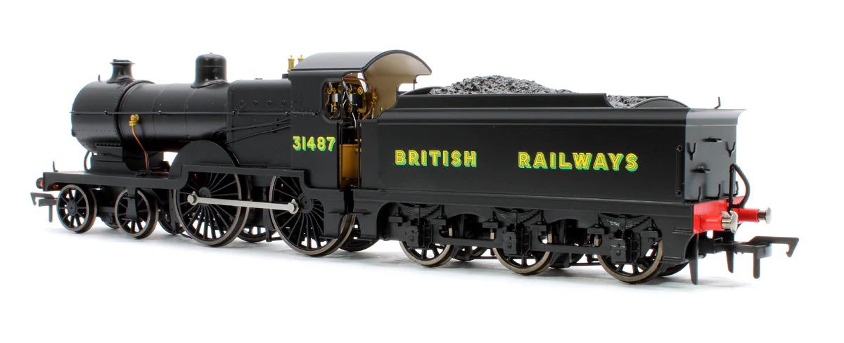 Pre-Owned 4S-028-006 SECR Maunsell D1 Class BR Black (Sunshine Lettering) 4-4-0 Steam Locomotive No.31487 - Image 2