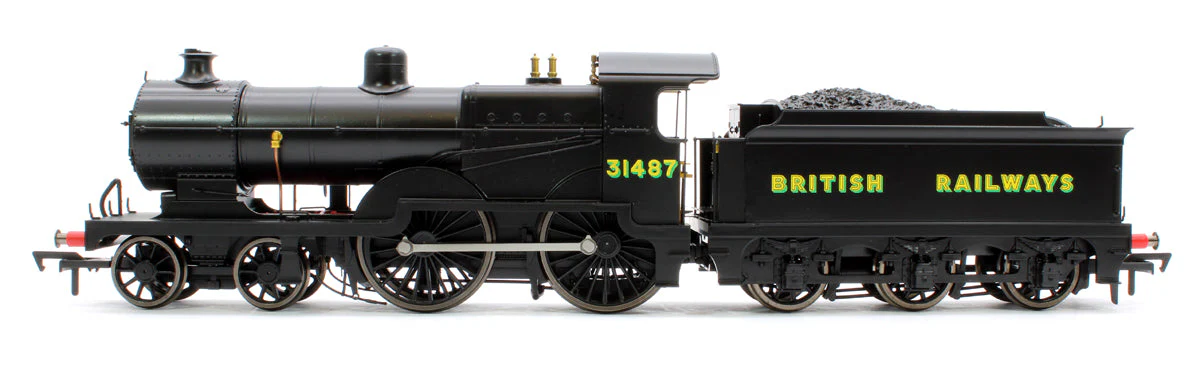 Pre-Owned 4S-028-006 SECR Maunsell D1 Class BR Black (Sunshine Lettering) 4-4-0 Steam Locomotive No.31487 - Image 5