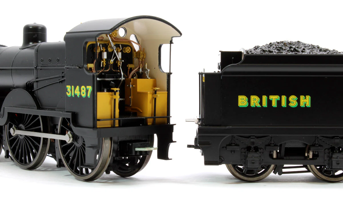 Pre-Owned 4S-028-006 SECR Maunsell D1 Class BR Black (Sunshine Lettering) 4-4-0 Steam Locomotive No.31487 - Image 7