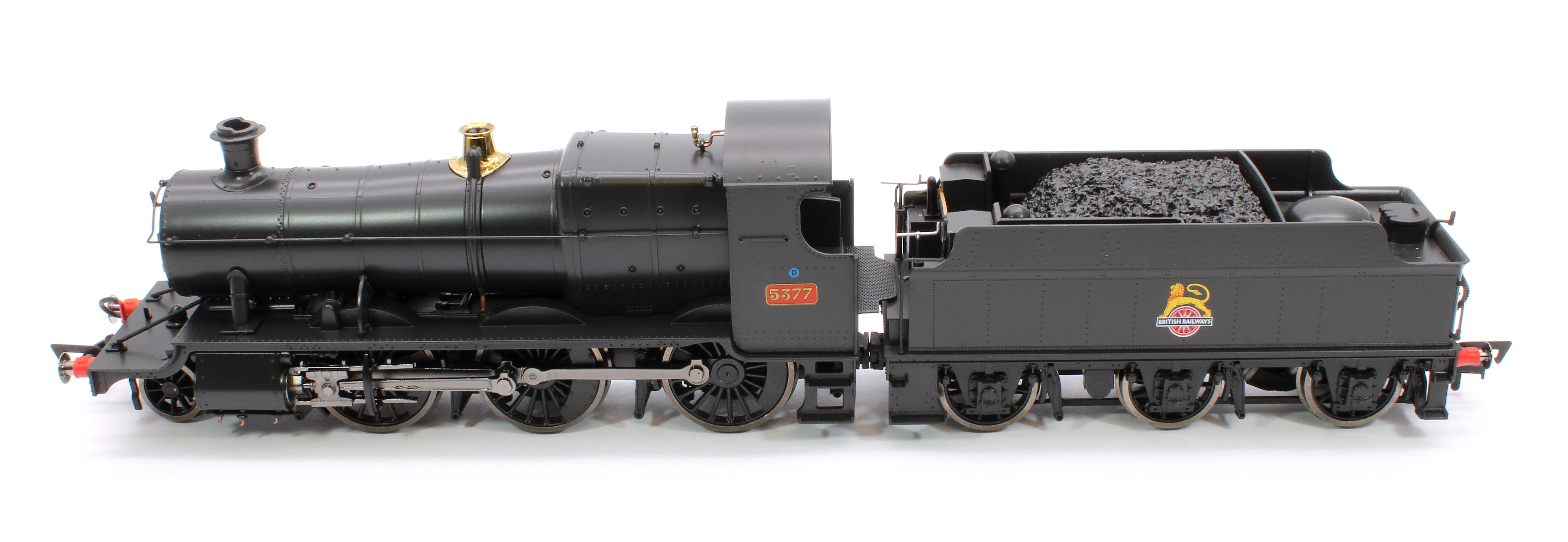 GWR 43xx 2-6-0 Mogul 5377 BR Black Early Crest Steam Locomotive - DCC Fitted - Image 11