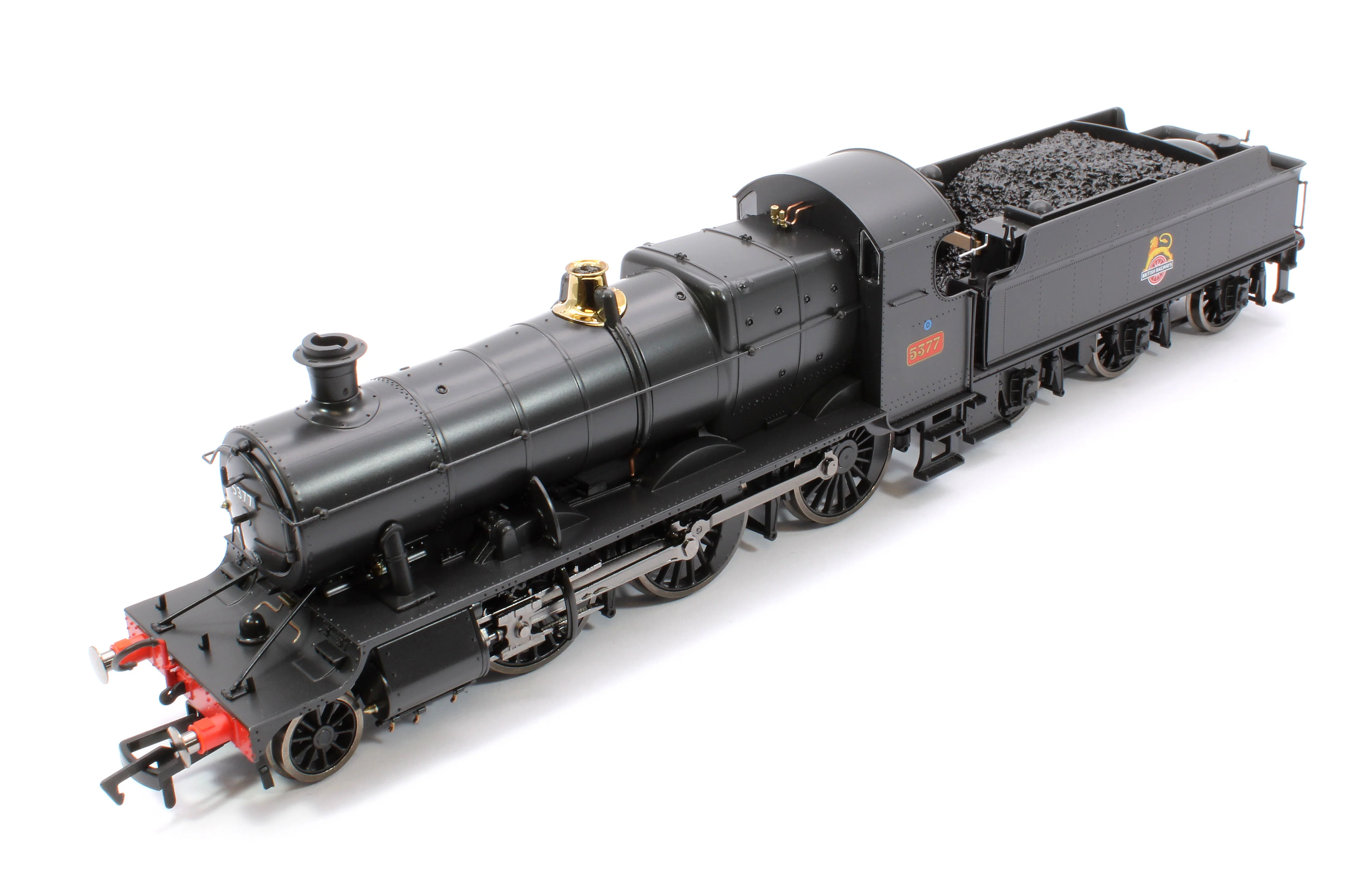 GWR 43xx 2-6-0 Mogul 5377 BR Black Early Crest Steam Locomotive - DCC Fitted - Image 13