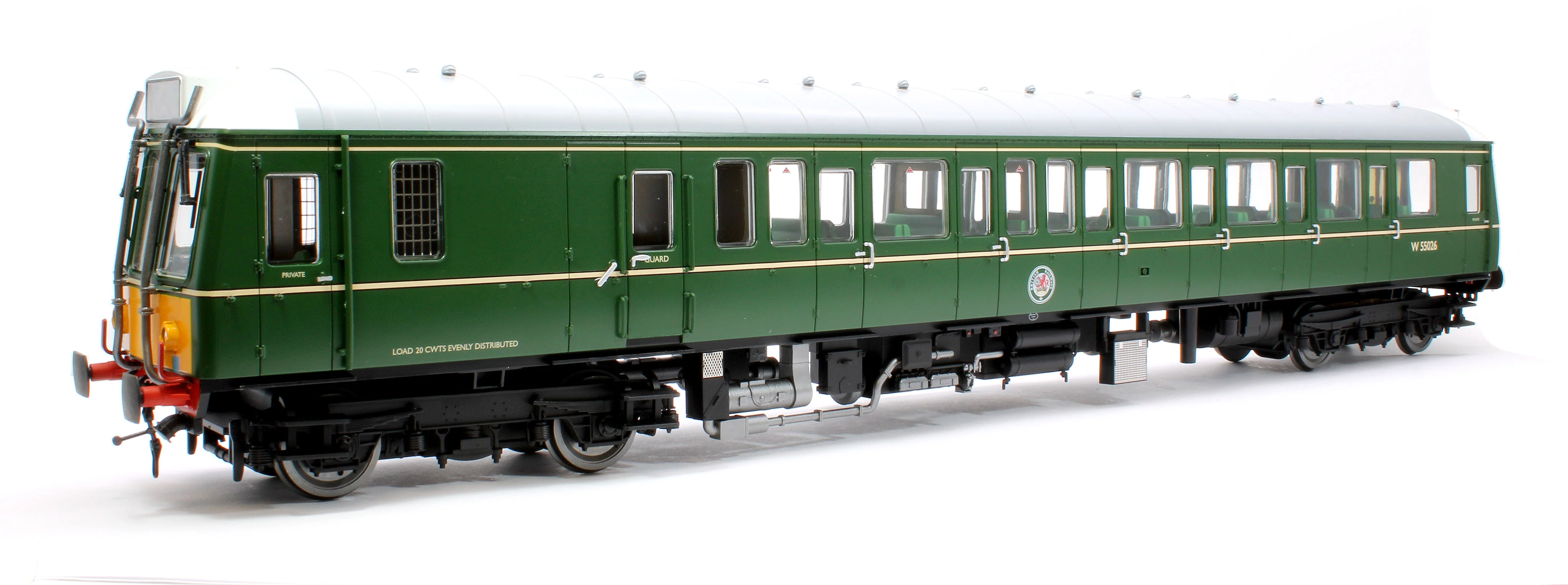 7D-009-007D Class 121 55026 BR Green SYP Single Car DMU - DCC Fitted - Image 3