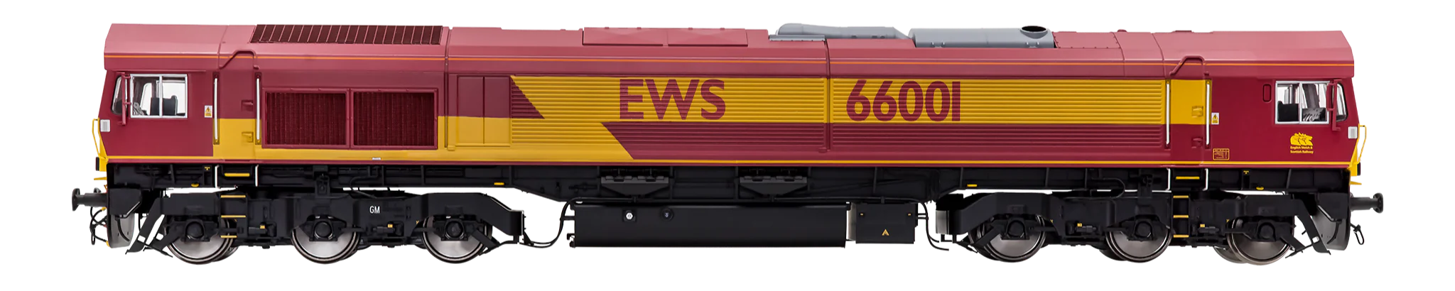 7D-066-001 Class 66 001 EWS Livery Diesel Locomotive - Image 4