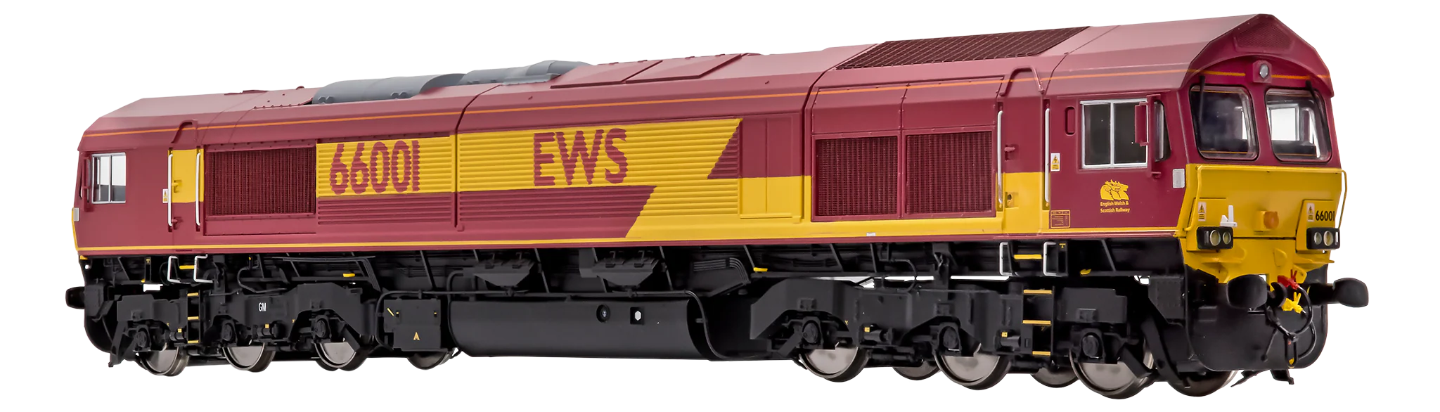7D-066-001D Class 66 001 EWS Livery Diesel Locomotive DCC Fitted - Image 4