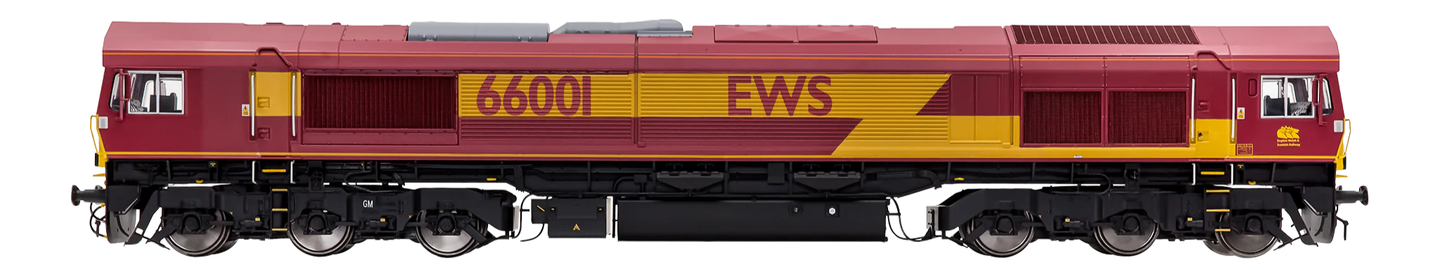 7D-066-001D Class 66 001 EWS Livery Diesel Locomotive DCC Fitted - Image 5