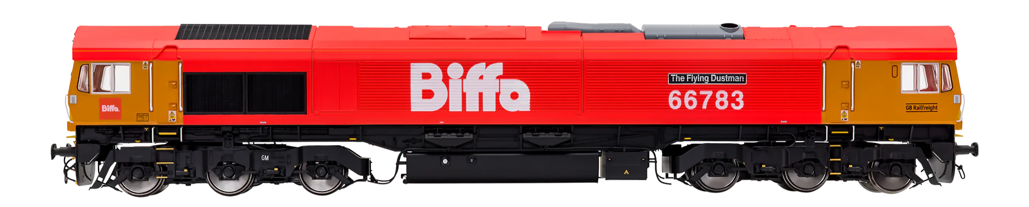 7D-066-006D Class 66 783 GBRF Biffa 'The Flying Dustman' Diesel Locomotive - DCC Fitted - Image 3