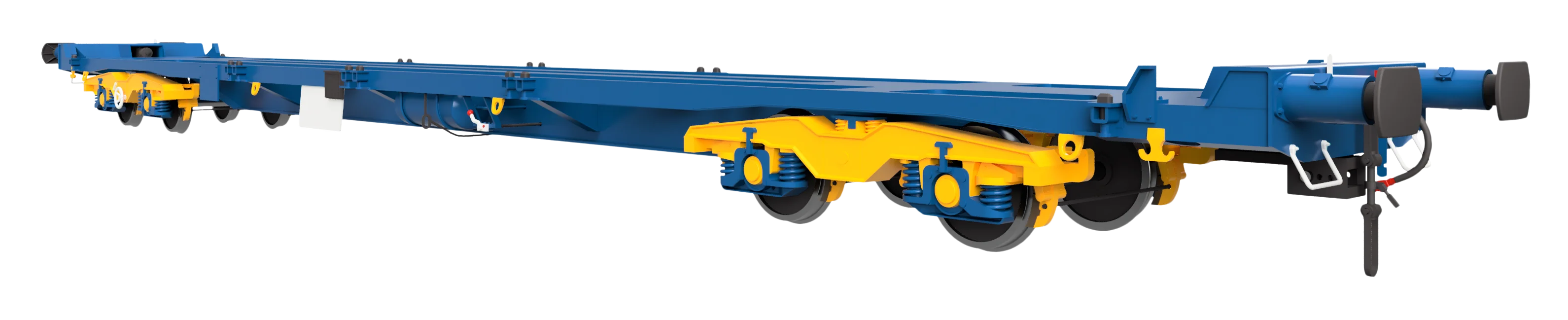 7F-042-010 PFA 93243 Tiphook Blue GPS Bogies Blue Body