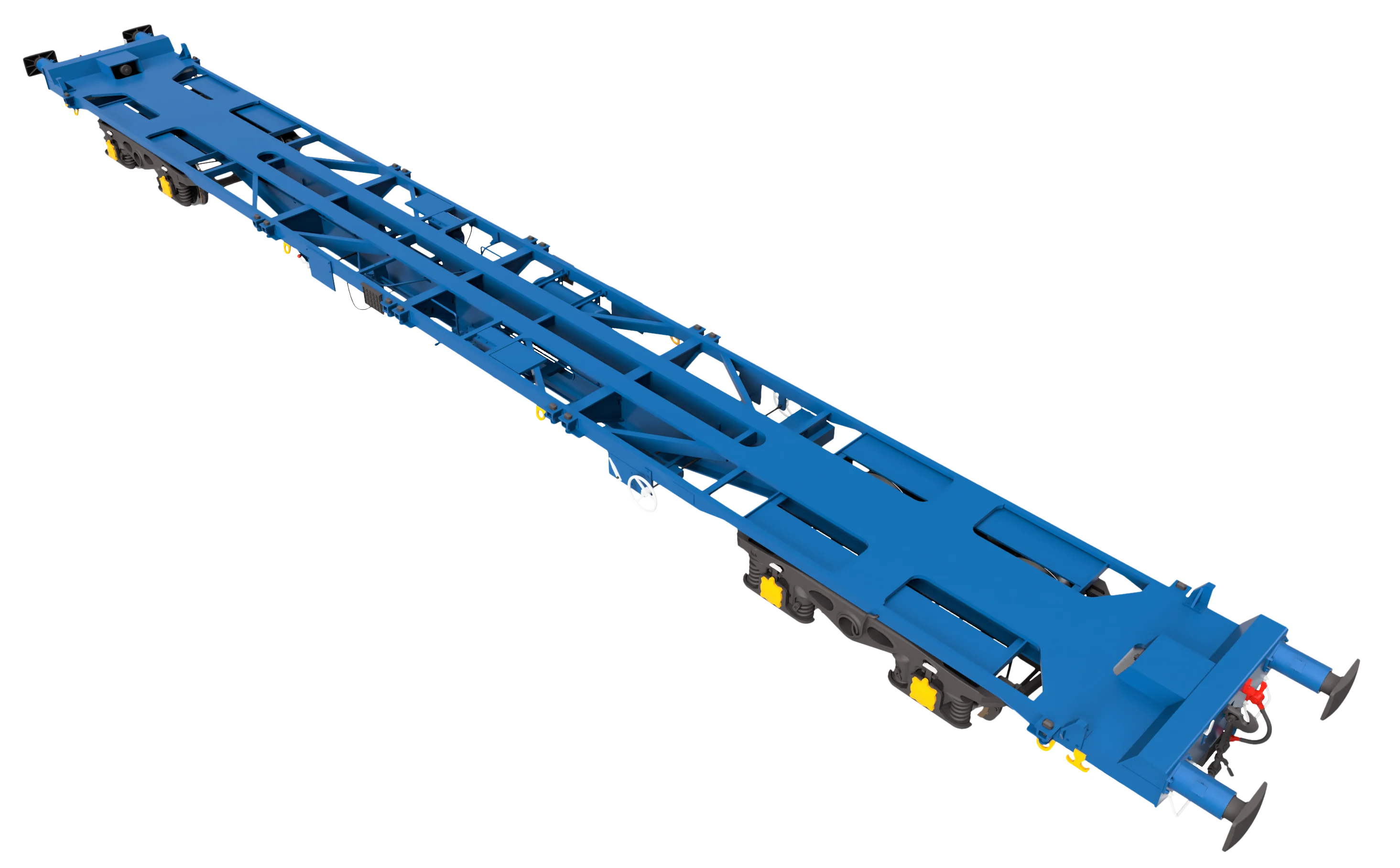 7F-042-020U KFA Network Rail Yellow GPS Bogies Black Body Unnumbered - Image 4