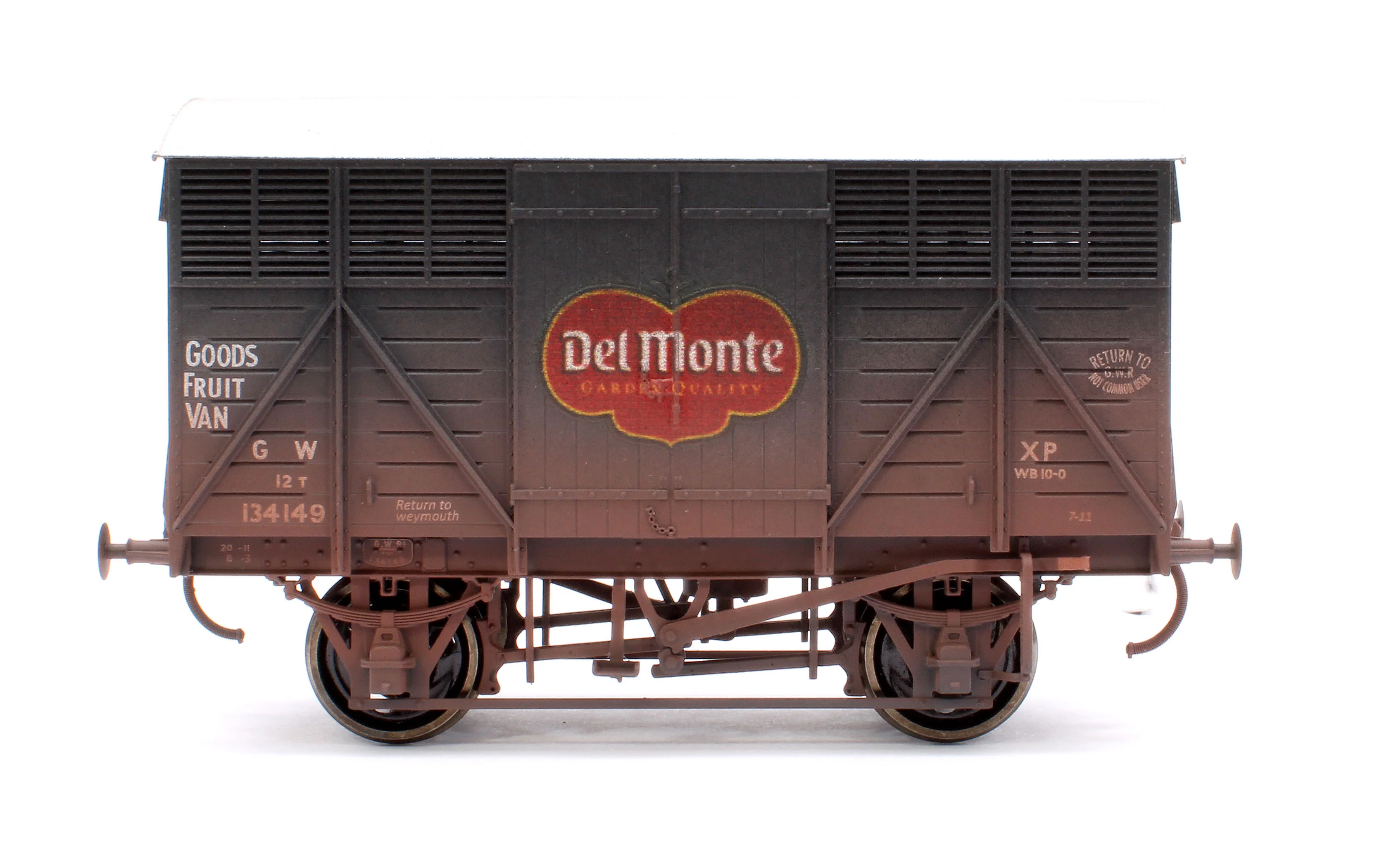 7F-067-004W 12T Great Western Fruit Van Del Monte No.134149 - Weathered - Image 2