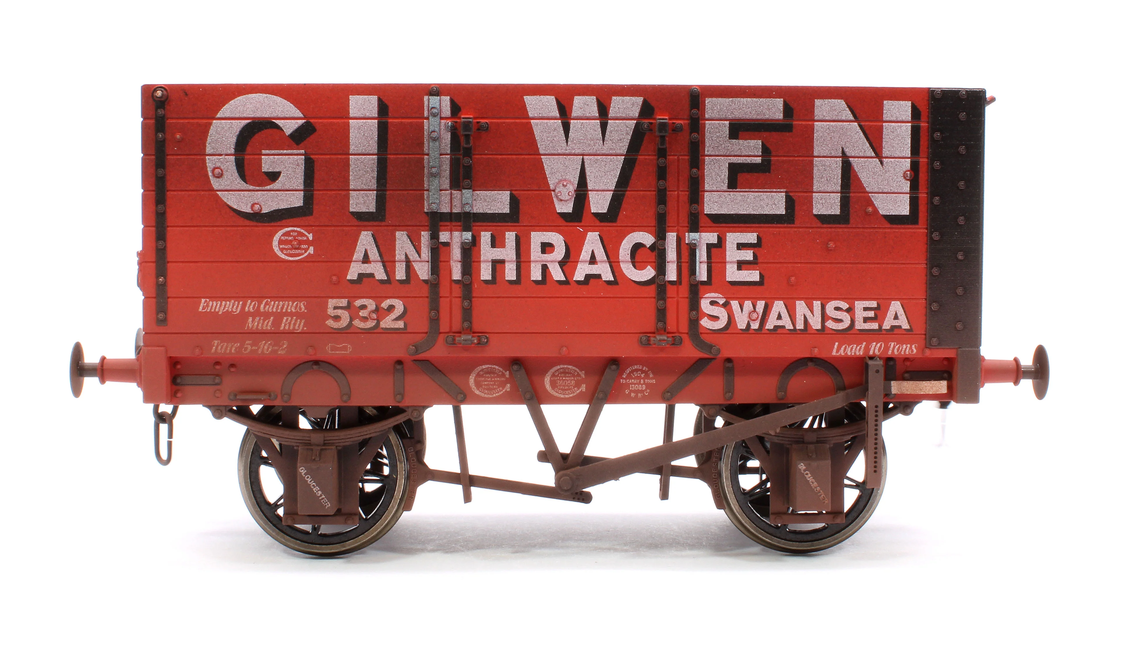 7 Plank 9' W/B Three Door Gilwen 532 - Weathered - Image 2
