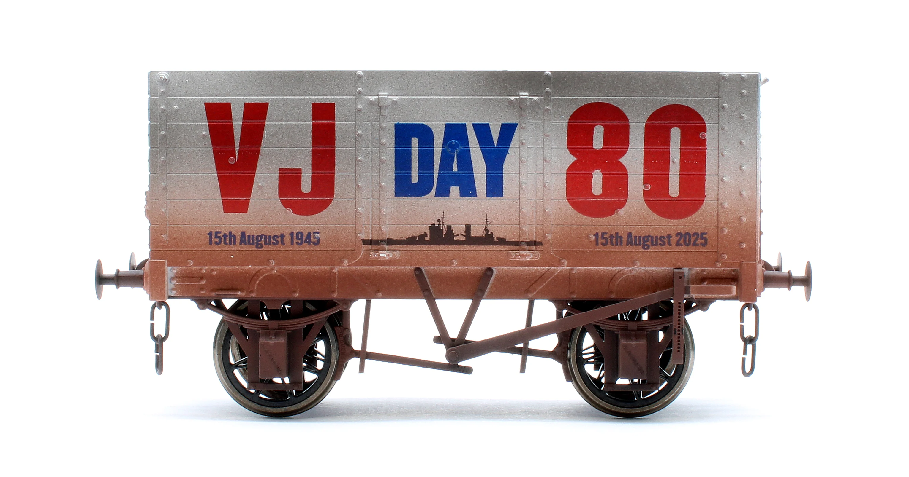 7 Plank 9' W/B VJ Day Navy 80th Anniversary - Weathered - Image 3