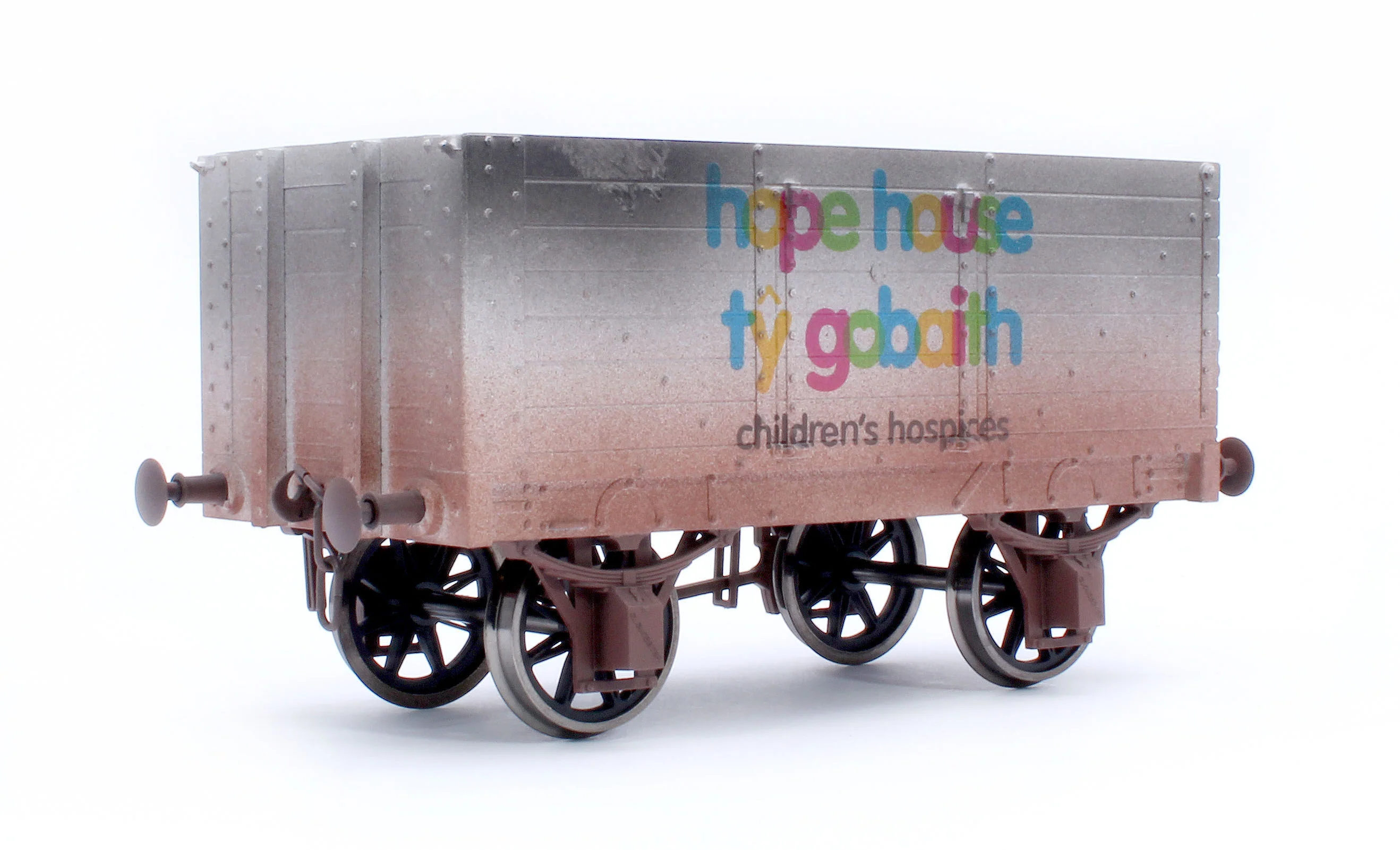 7 Plank 9' W/B Hope House Charity Wagon - Weathered - Image 3