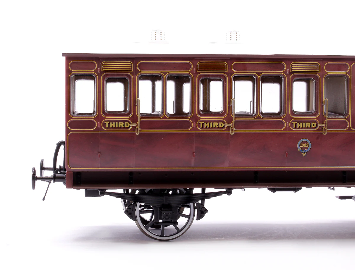 Stroudley 4 Wheel Main Line Oil Lit Brake 3rd Mahogany 1032 DCC LBF - Image 5