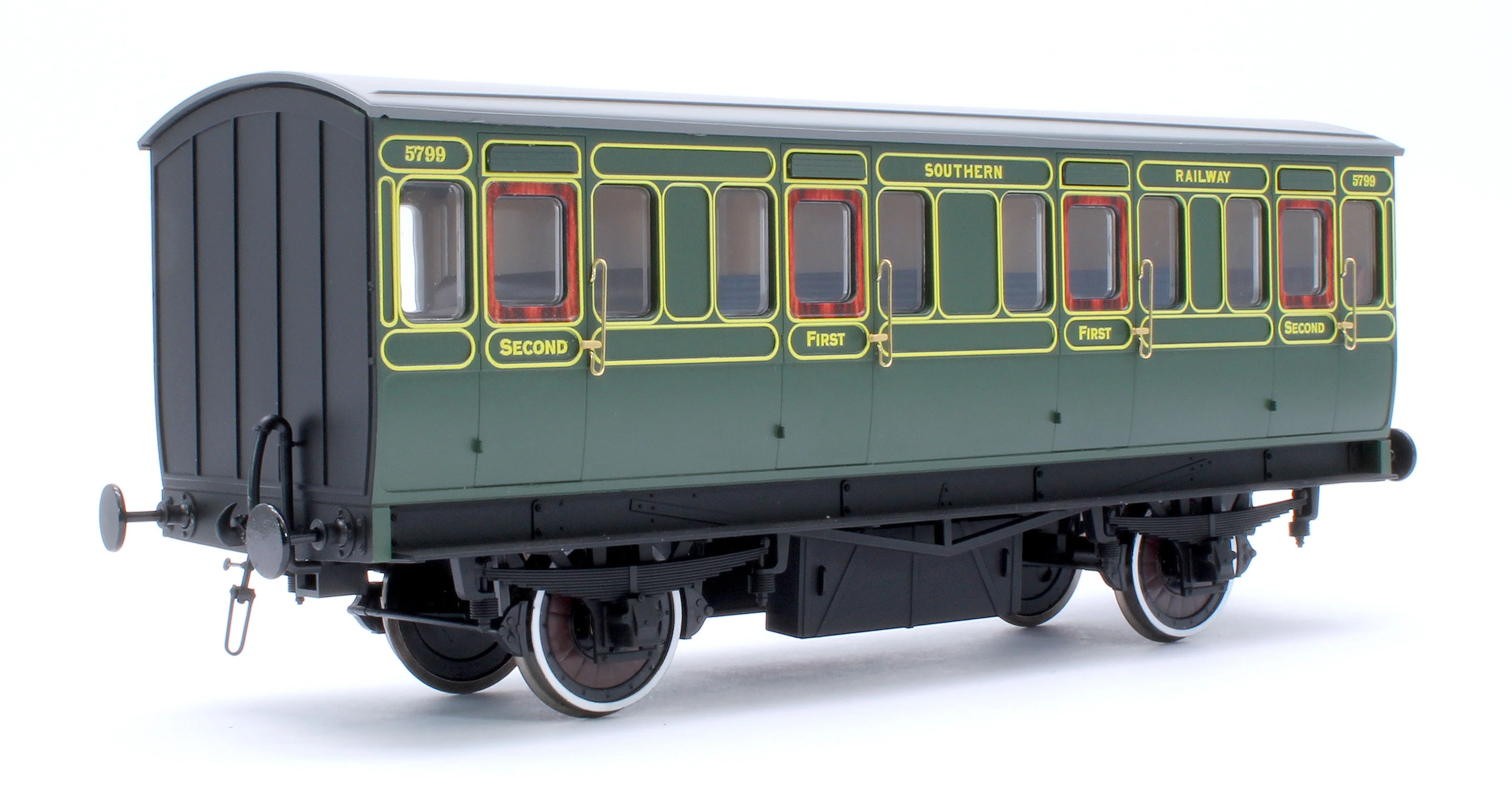 Stroudley 4 Wheel Electrically Lit Composite Southern Lined Green 5799 - Image 3