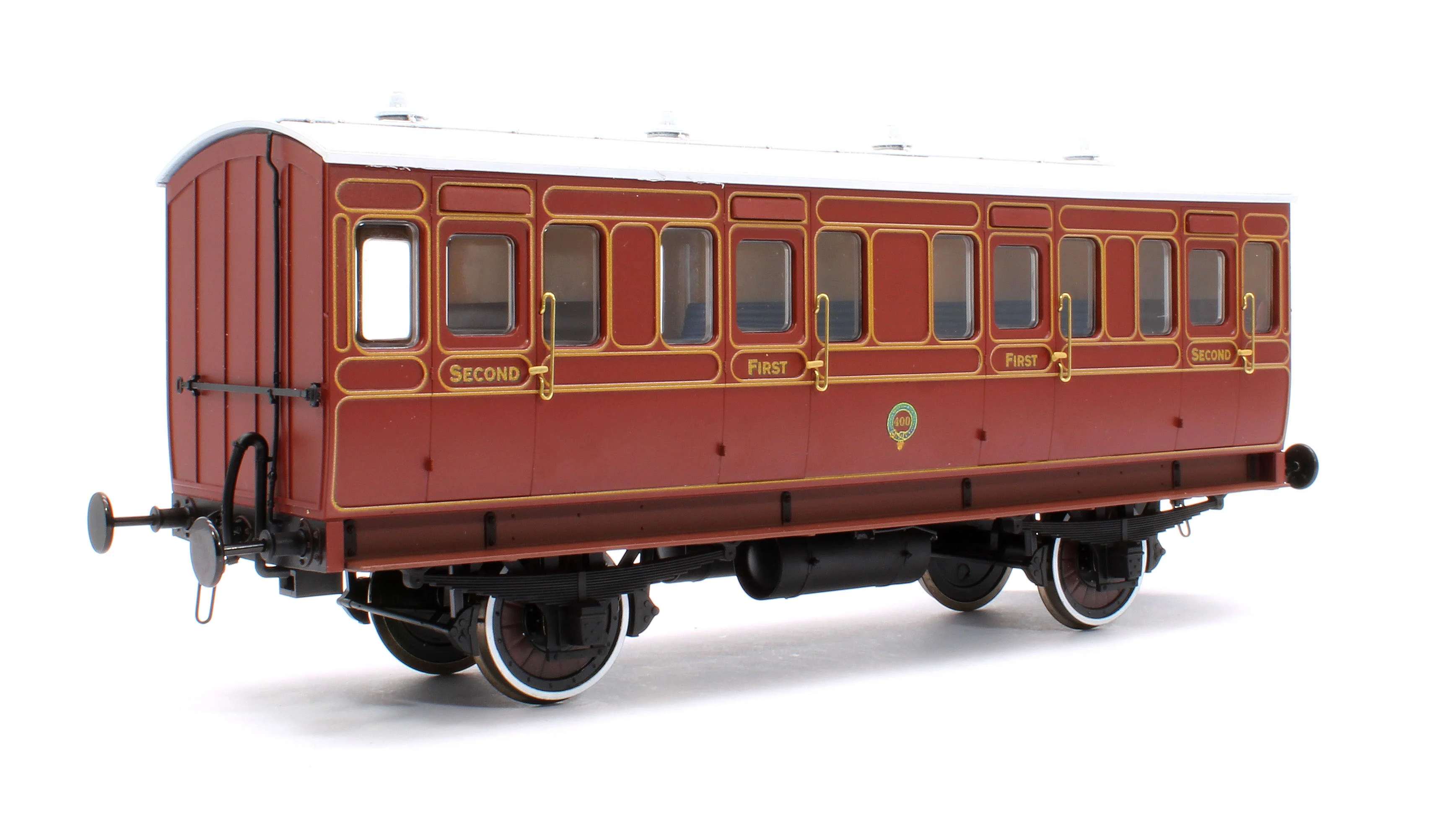 7P-020-880 Stroudley 4 Wheel Gas Lit Composite Lined Brown 400