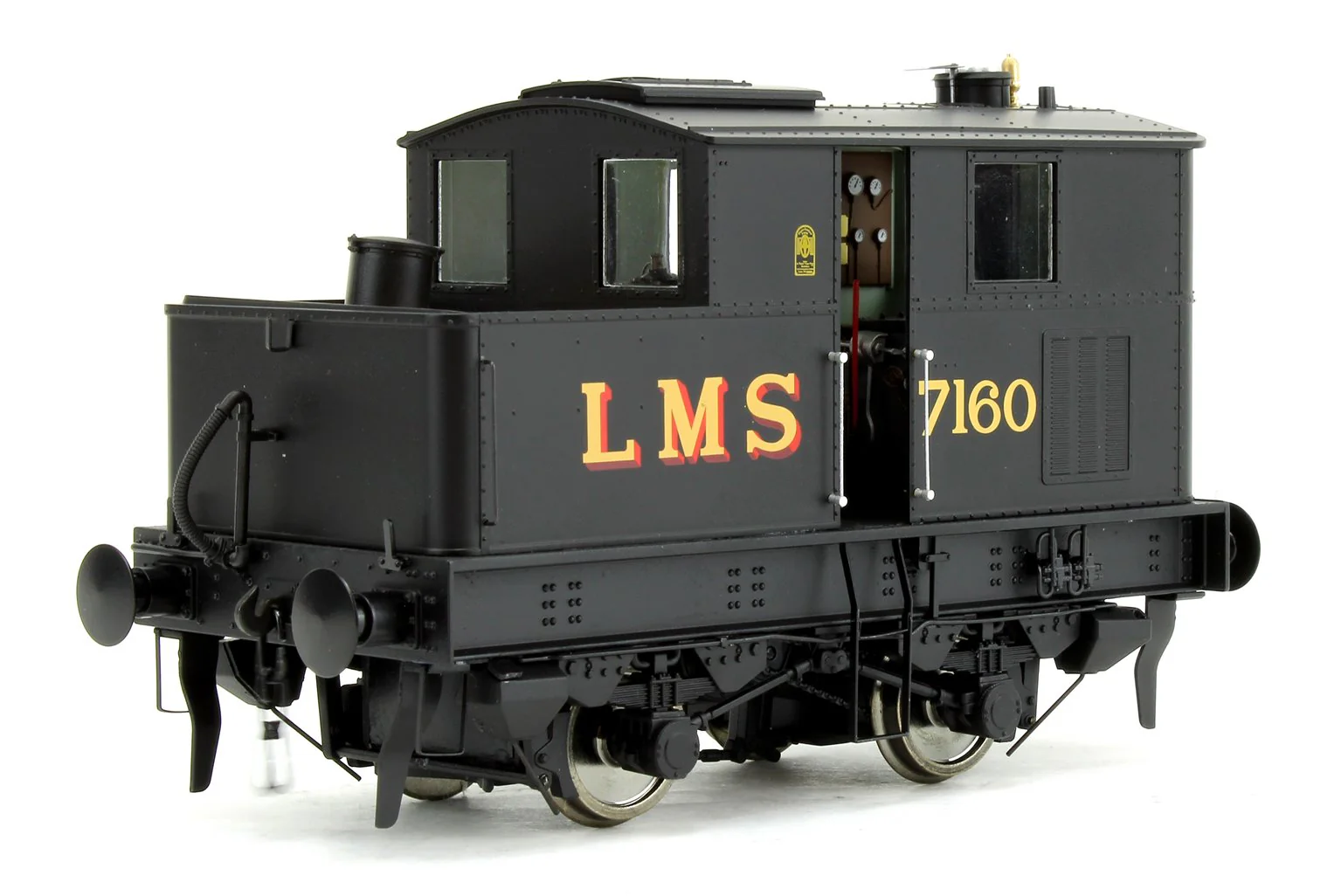 0F Sentinel 4wVB No.7160 in LMS Livery - DCC Sound