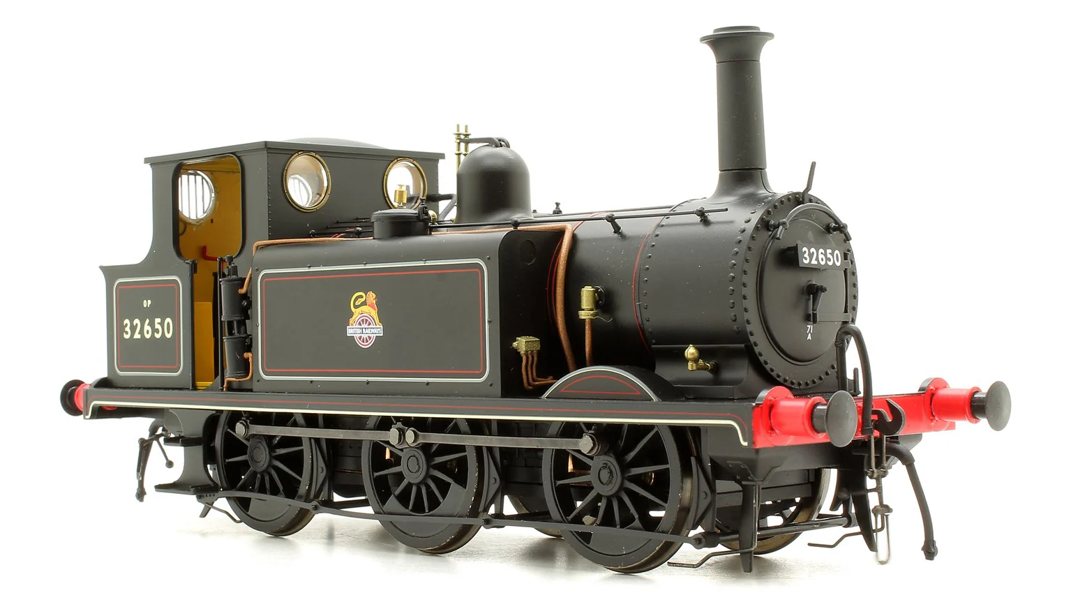 Terrier A1X 32650 BR Lined Black Early Crest - Steam Tank Locomotive - DCC Sound - Image 2