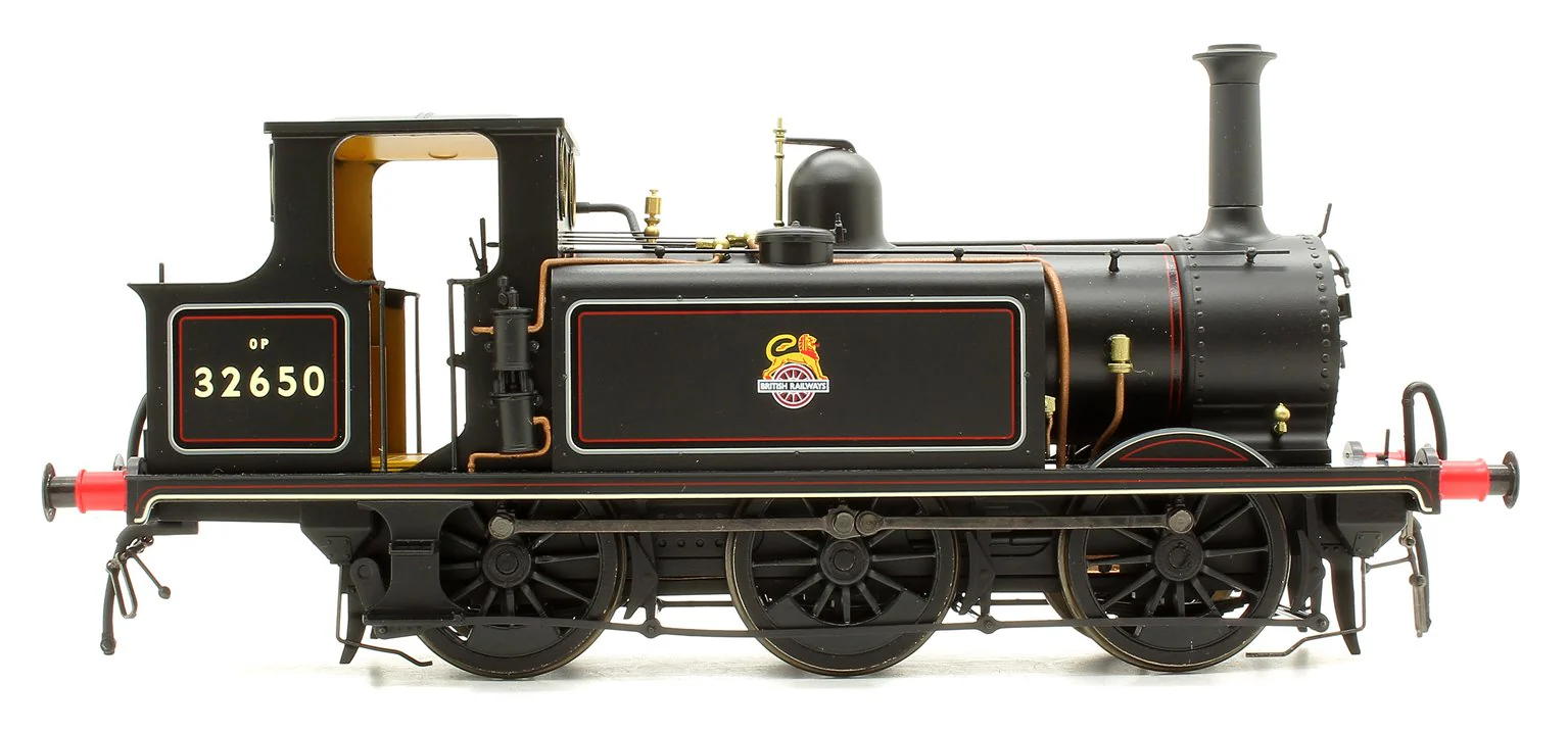 Terrier A1X 32650 BR Lined Black Early Crest - Steam Tank Locomotive - DCC Sound - Image 3