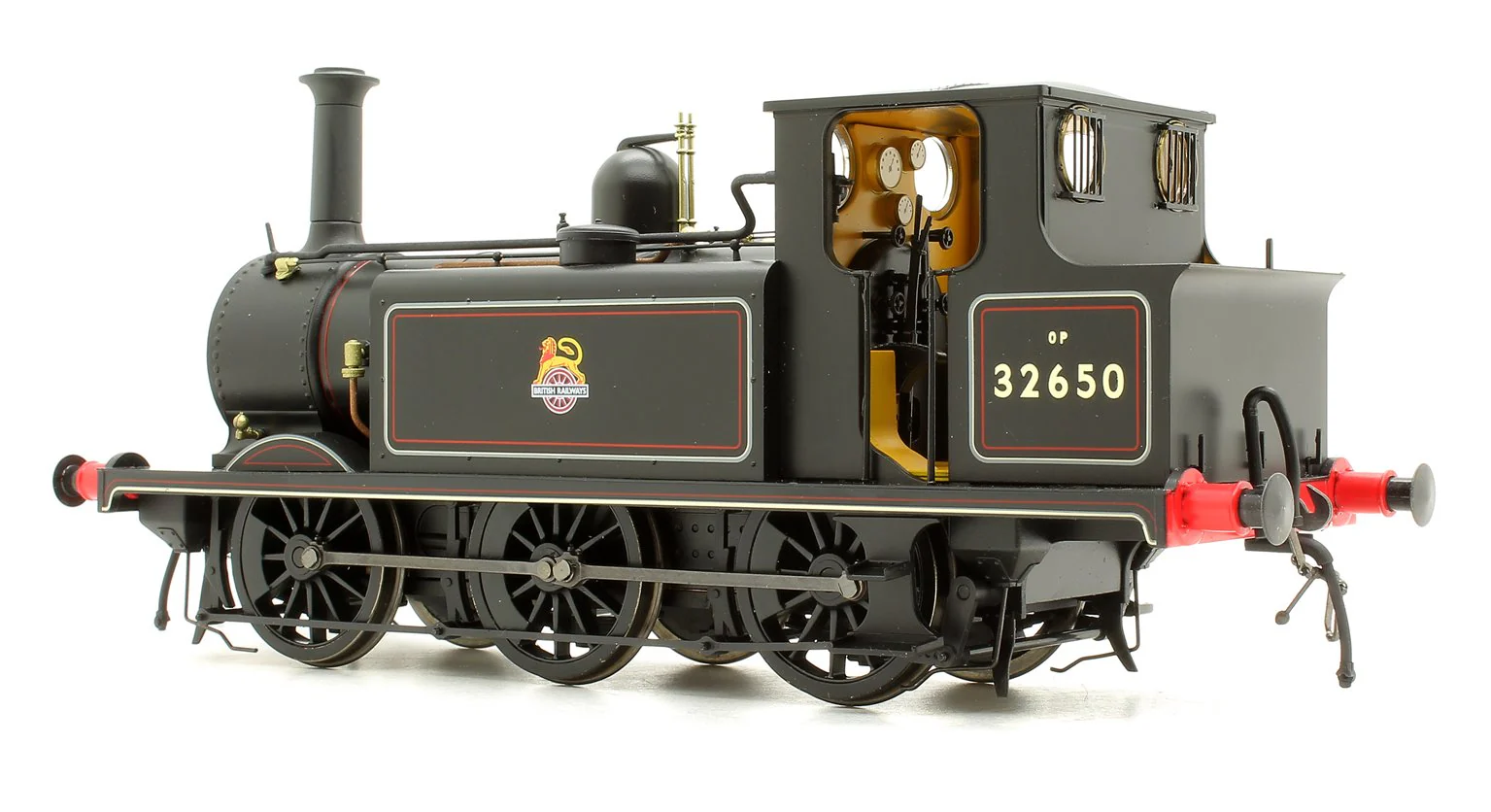 Terrier A1X 32650 BR Lined Black Early Crest - Steam Tank Locomotive - DCC Sound - Image 4